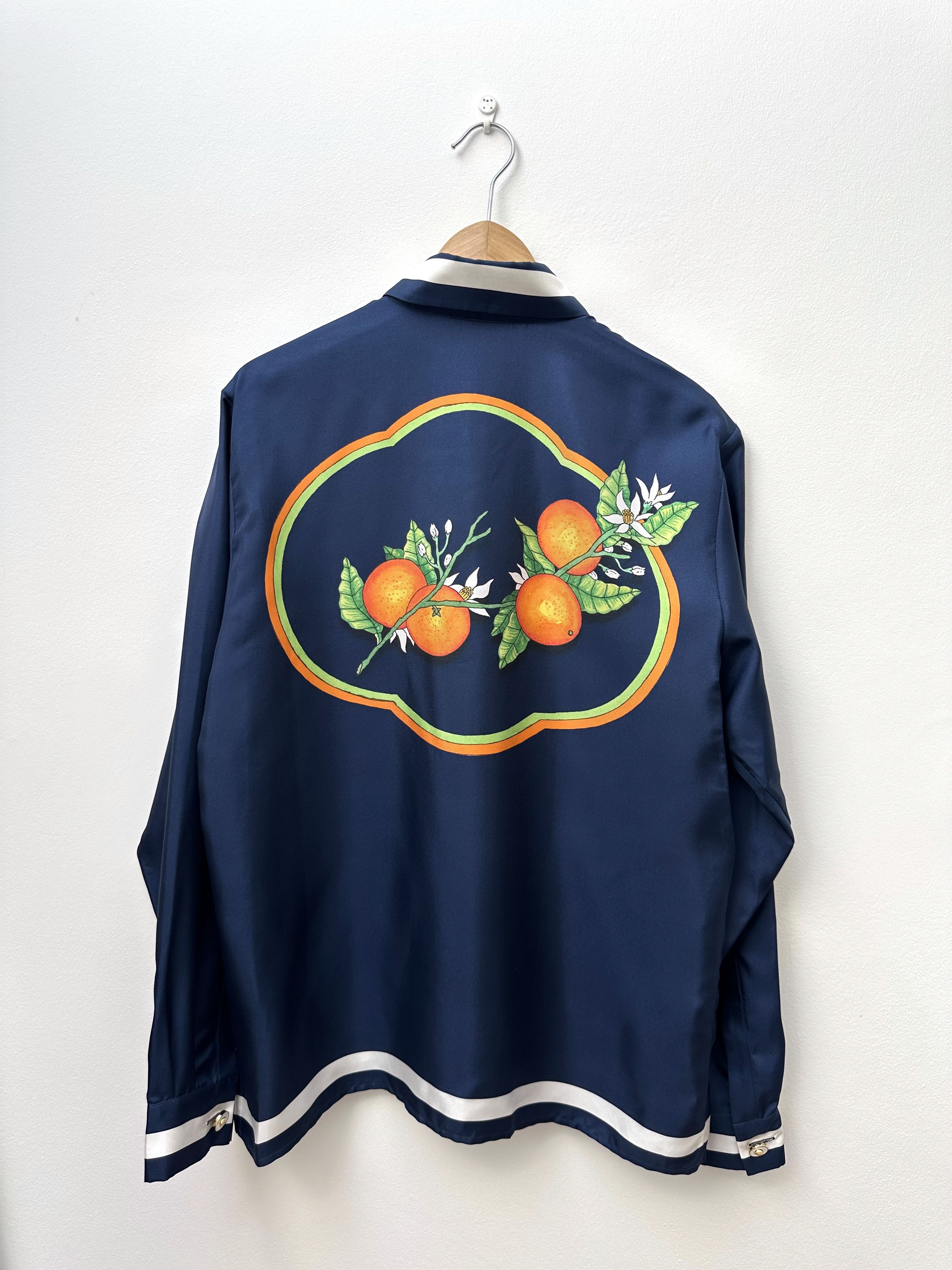 Casablanca Maxfield Exclusive (2019 Archive) Orange Blossoms Silk Shirt Size US S / EU 44-46 / 1 - 4 Thumbnail