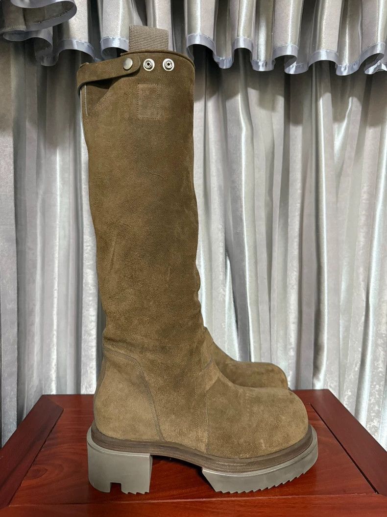 Rick Owens Rick Owens Main Line Brown Cowhide Military Boots Size US 12 / EU 45 - 3 Thumbnail