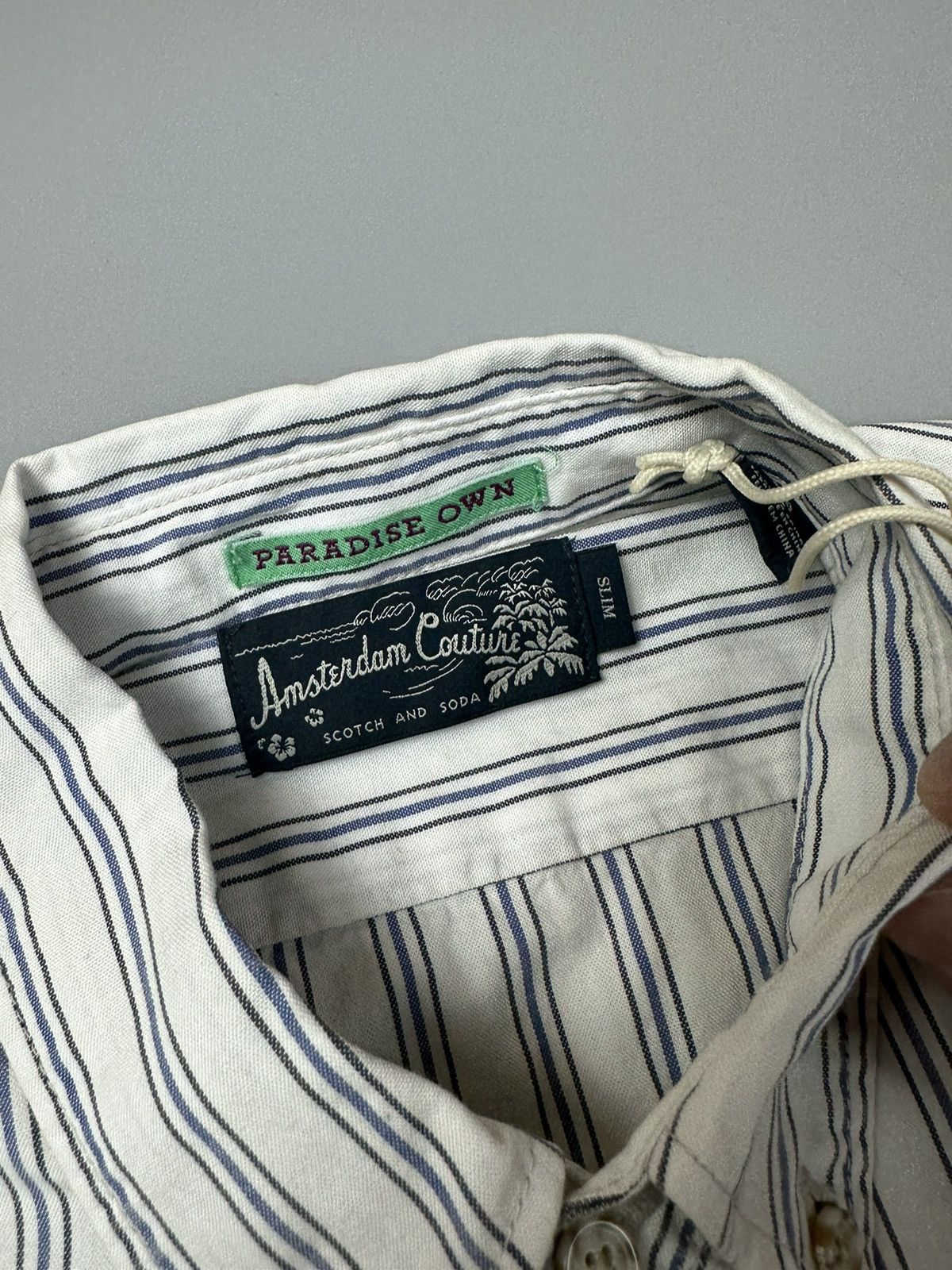 Scotch & Soda Classic Buttoned Shirt Striped White Scotch&Soda Size US S / EU 44-46 / 1 - 5 Thumbnail