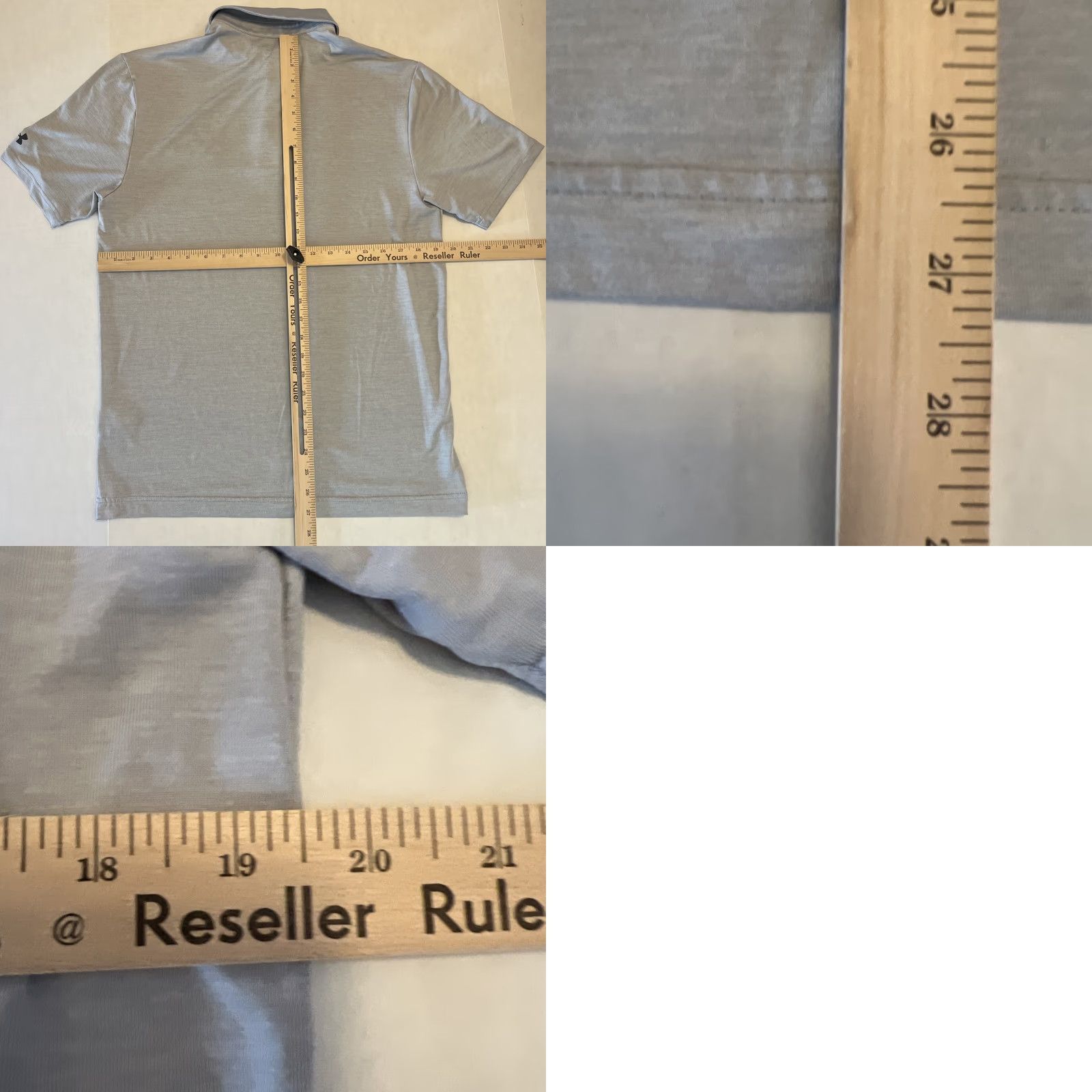 Under Armour VINTAGE NWOT Official Ritz Carlton Bacara Santa Barbara California Polo Shirt Small Gray Size US S / EU 44-46 / 1 - 8 Thumbnail