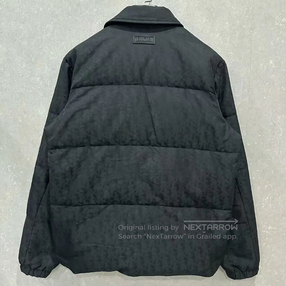 Dior Dior Black Patterned Padded Shirt Jacket. Size US L / EU 52-54 / 3 - 2 Thumbnail