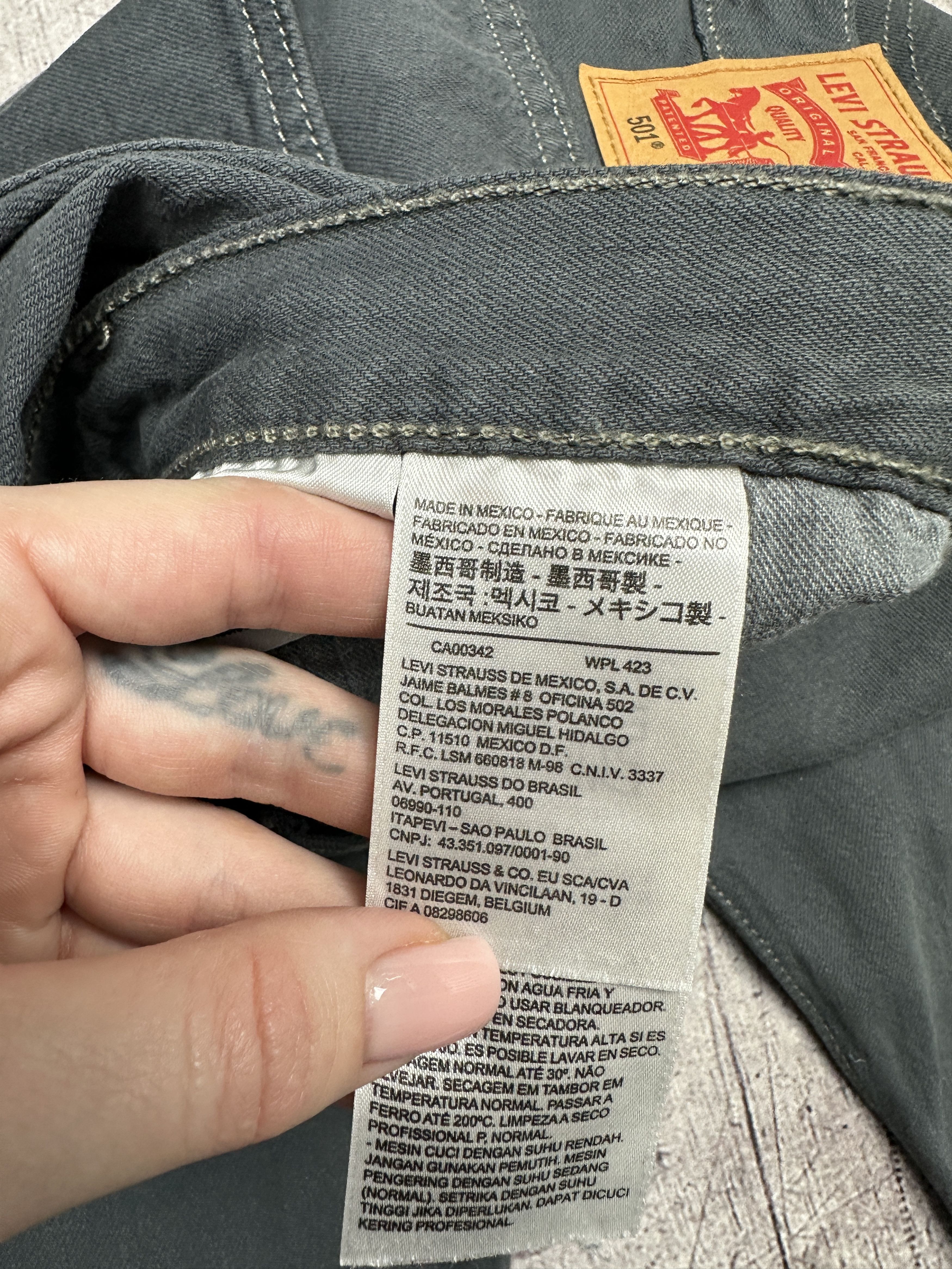 Levi's Levi's 501 Mens Denim Pants Jeans Size 34 x 34 Size US 34 / EU 50 - 8 Thumbnail