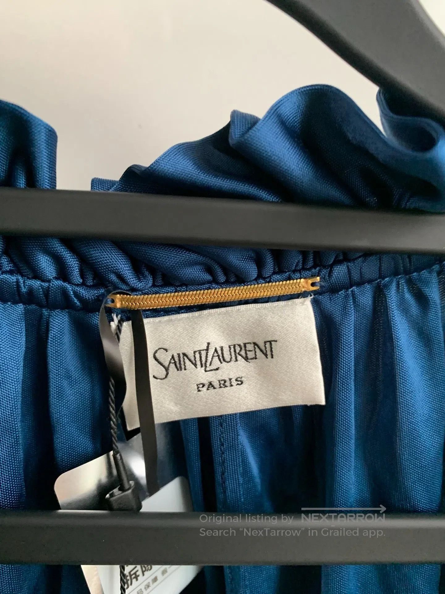 Saint Laurent Paris Saint Laurent Pleated Women's Top. Size M / US 6-8 / IT 42-44 - 2 Thumbnail