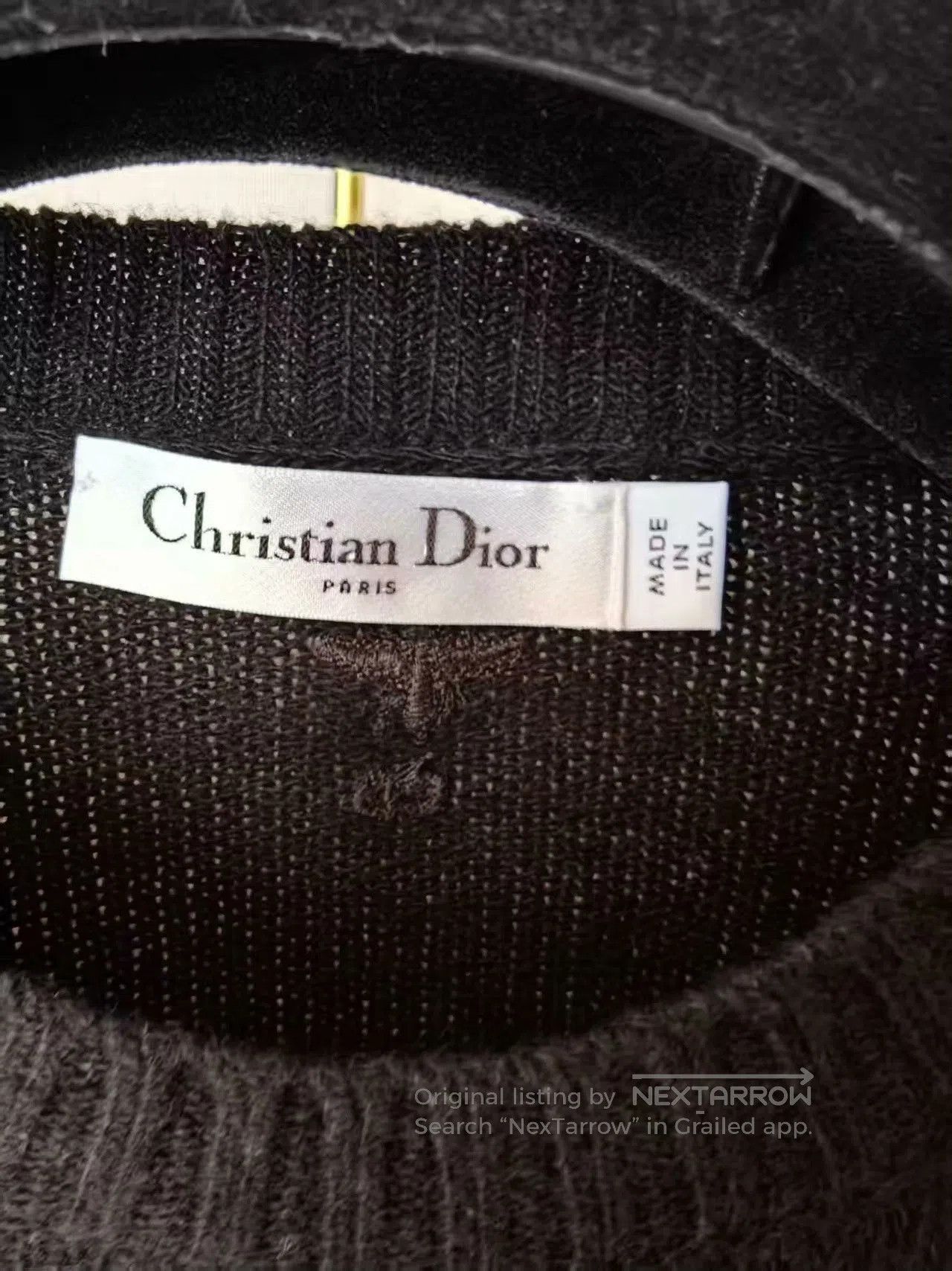 Dior Dior Cashmere Graphic Top. Size M / US 6-8 / IT 42-44 - 3 Thumbnail