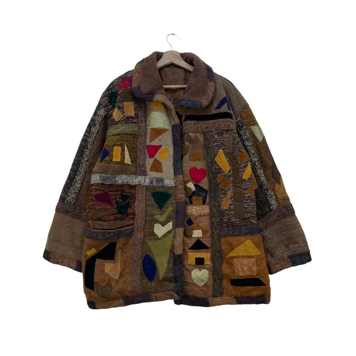 Handmade 🔥Japanese Brand Pacthwork Unisex Jacket Size US M / EU 48-50 / 2 - 2 Thumbnail