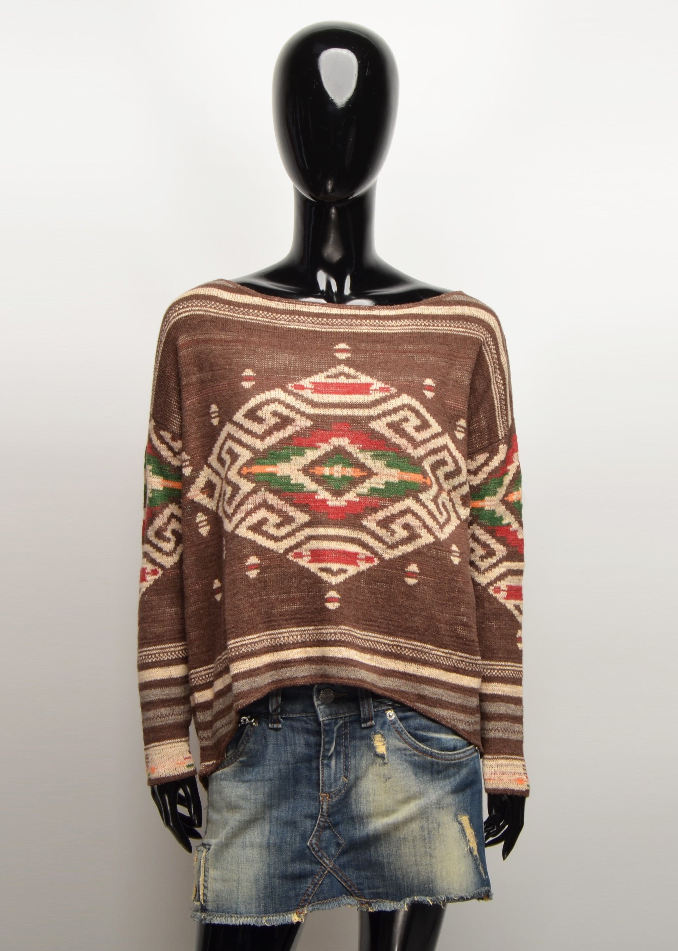Denim & Supply Ralph Lauren Ralph Lauren Denim Supply Aztec Sweater Jumper Size S / US 4 / IT 40 - 1 Thumbnail