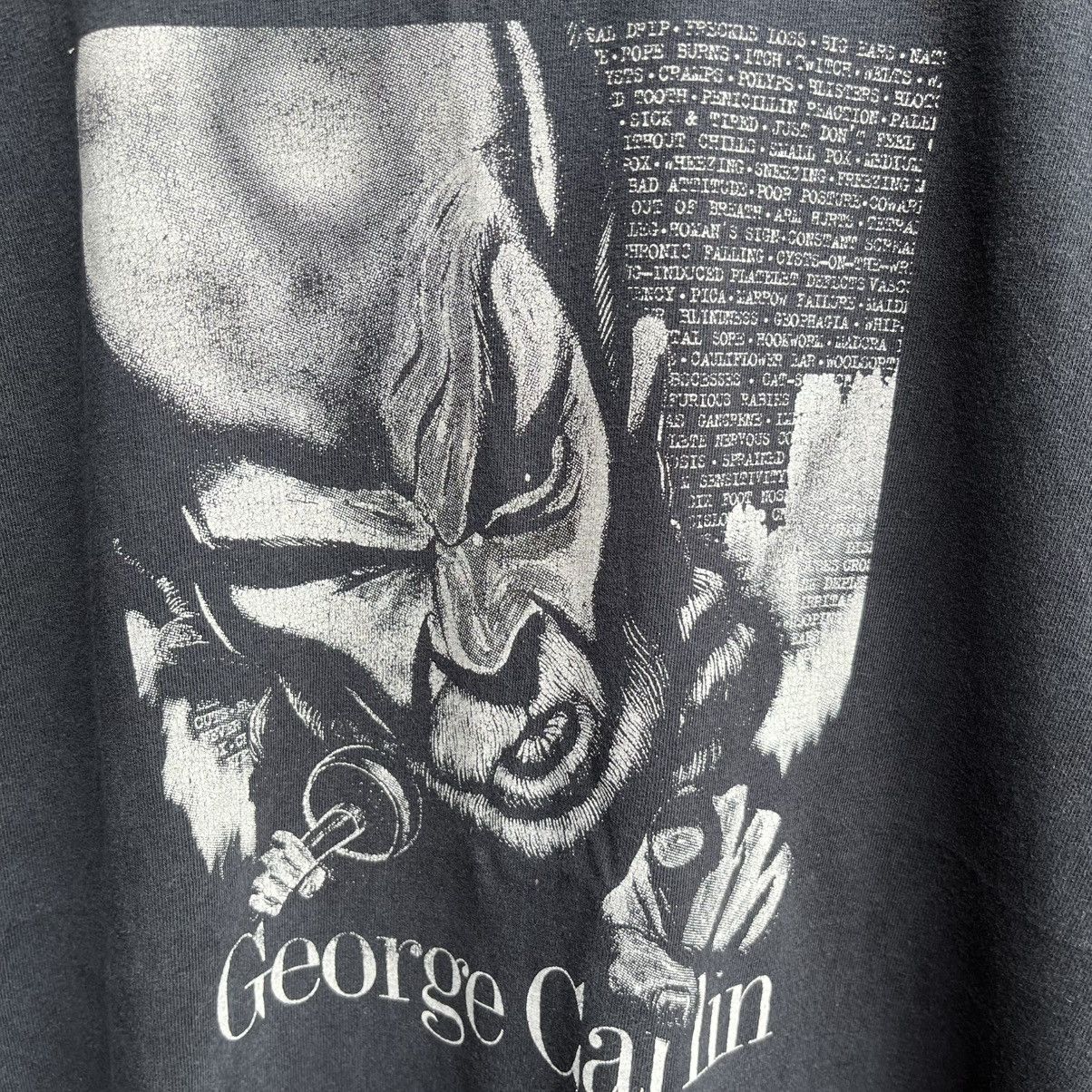 Vintage Vintage 90s GEORGE CARLIN tee comedian Size US XL / EU 56 / 4 - 4 Thumbnail