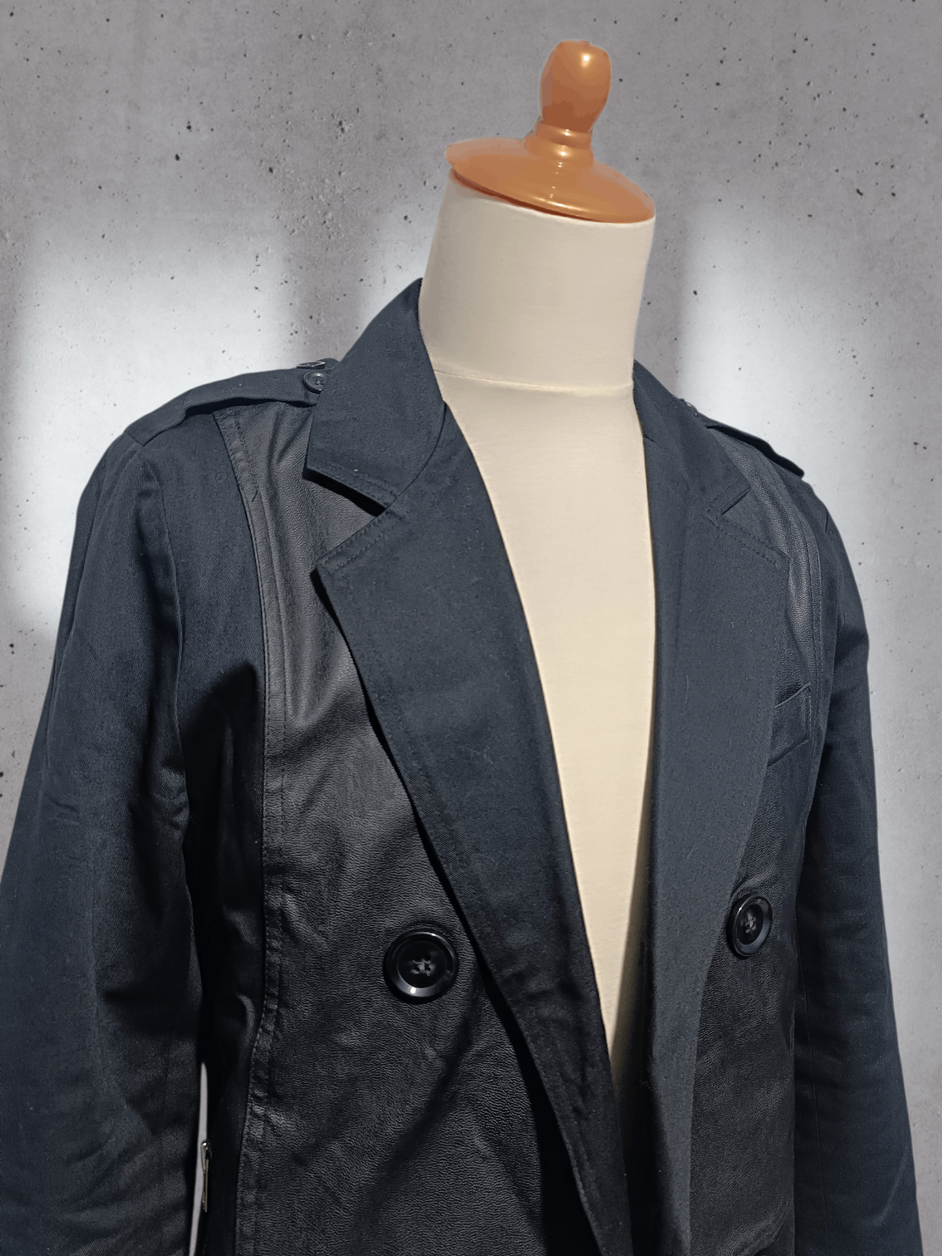 Japanese Brand Kazuyuki Kumagai Attachment Black Blazer Size US M / EU 48-50 / 2 - 4 Thumbnail