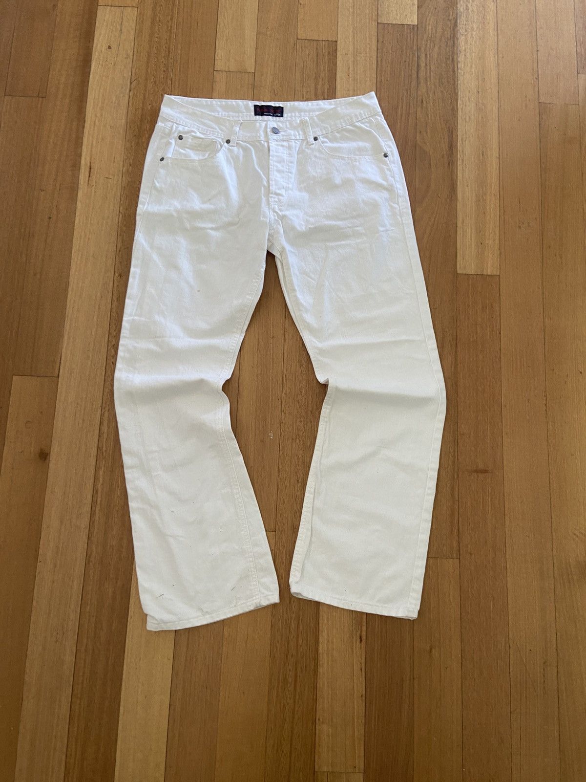 Other *VINTAGE* MAXX White baggy jeans Size US 34 / EU 50 - 1 Thumbnail