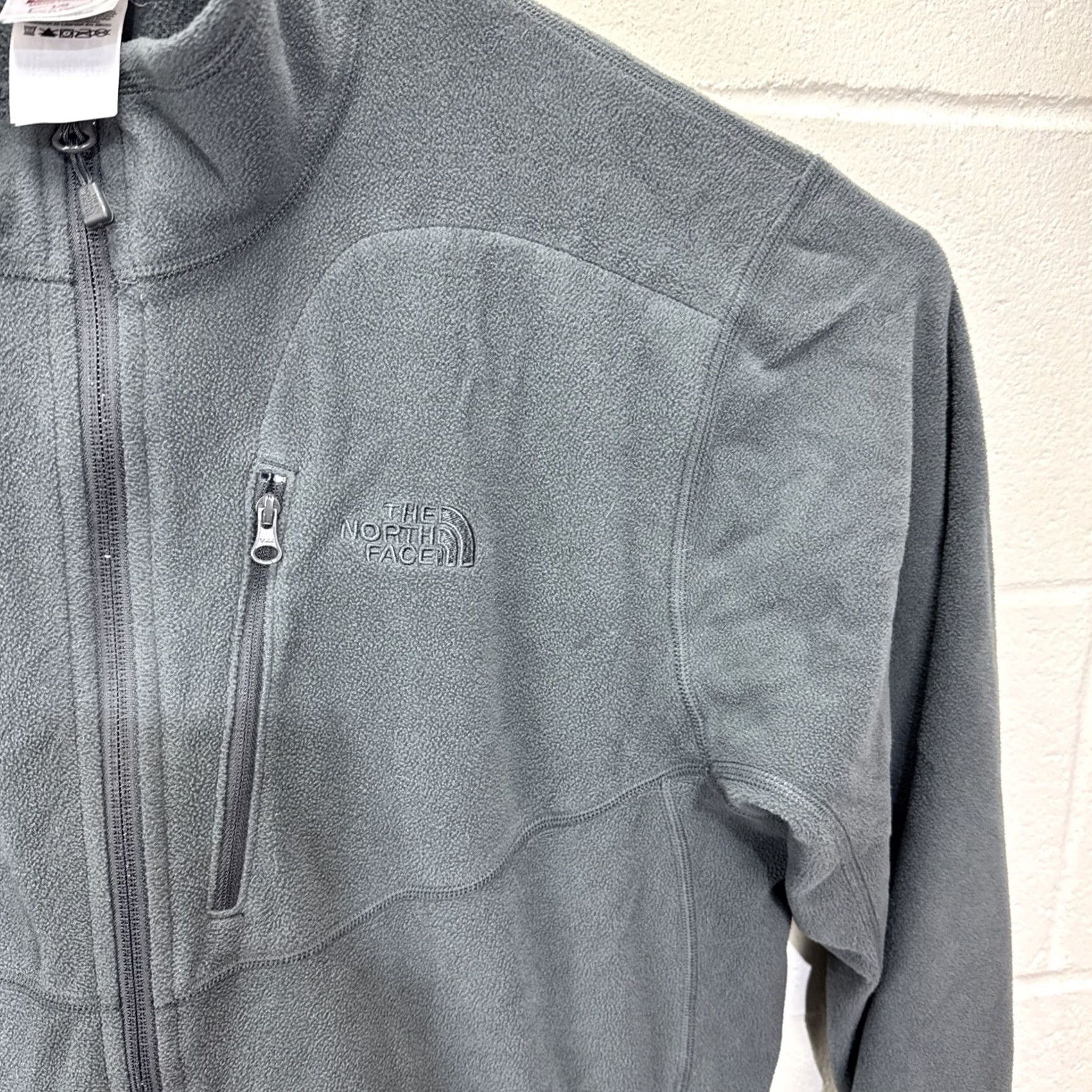 The North Face The North Face Jacket Mens Gray Fleece Jacket Full Zip Sweater Pockets Outdoor L Size US L / EU 52-54 / 3 - 7 Thumbnail