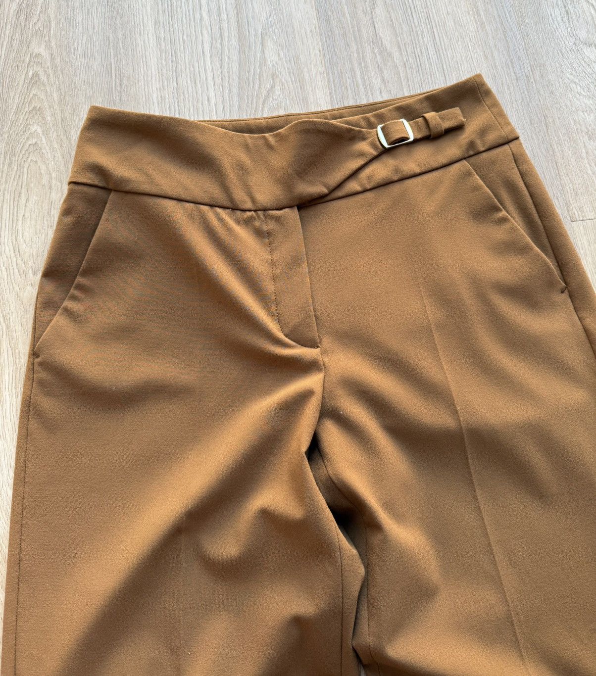 Vintage Raffaello Rossi Valerie 6/8 Brown Pants Culottes Trousers Size 36" / US 14 / IT 50 - 3 Thumbnail