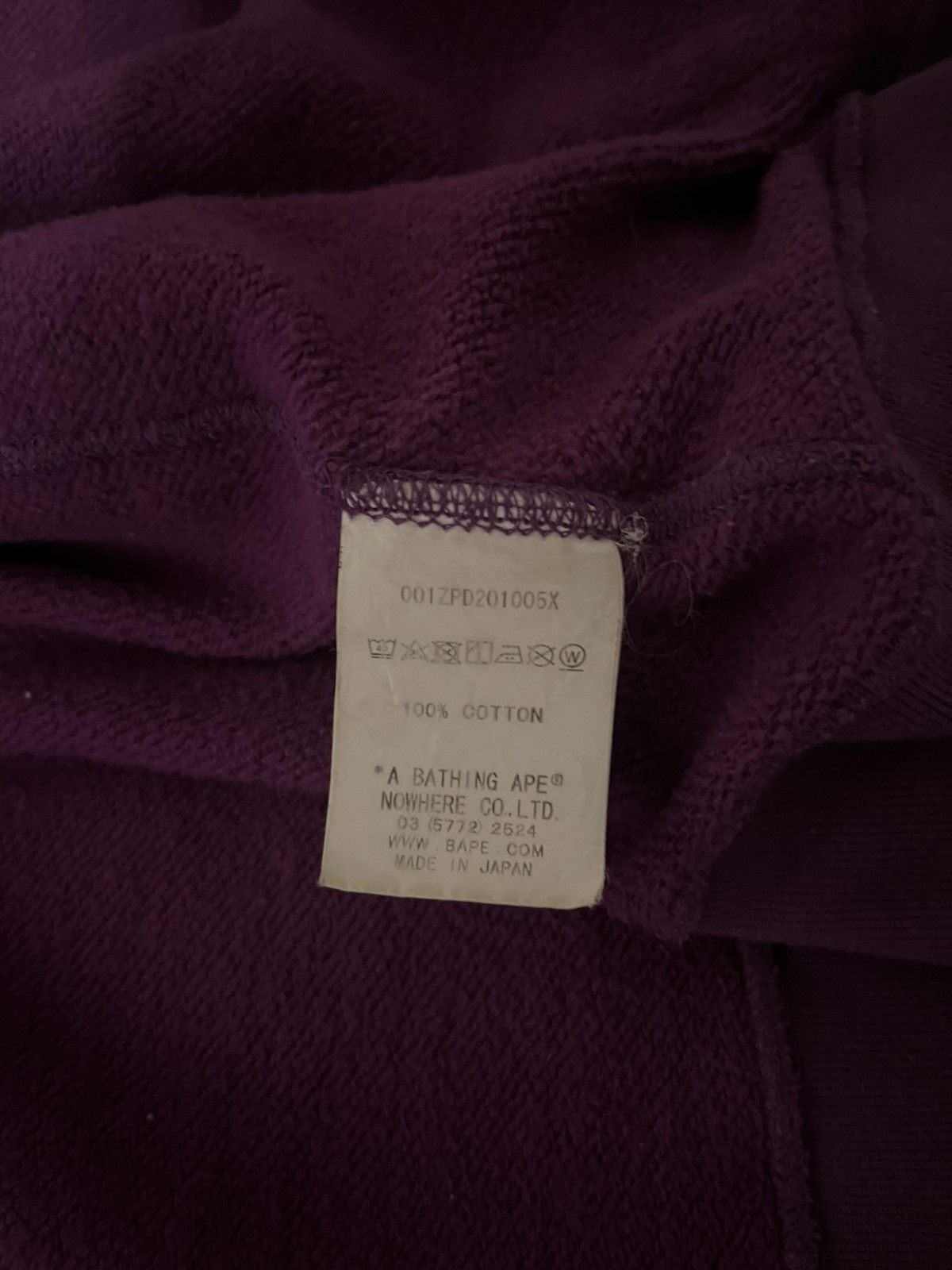 Bape BAPE purple camo hoodie Size US M / EU 48-50 / 2 - 4 Thumbnail