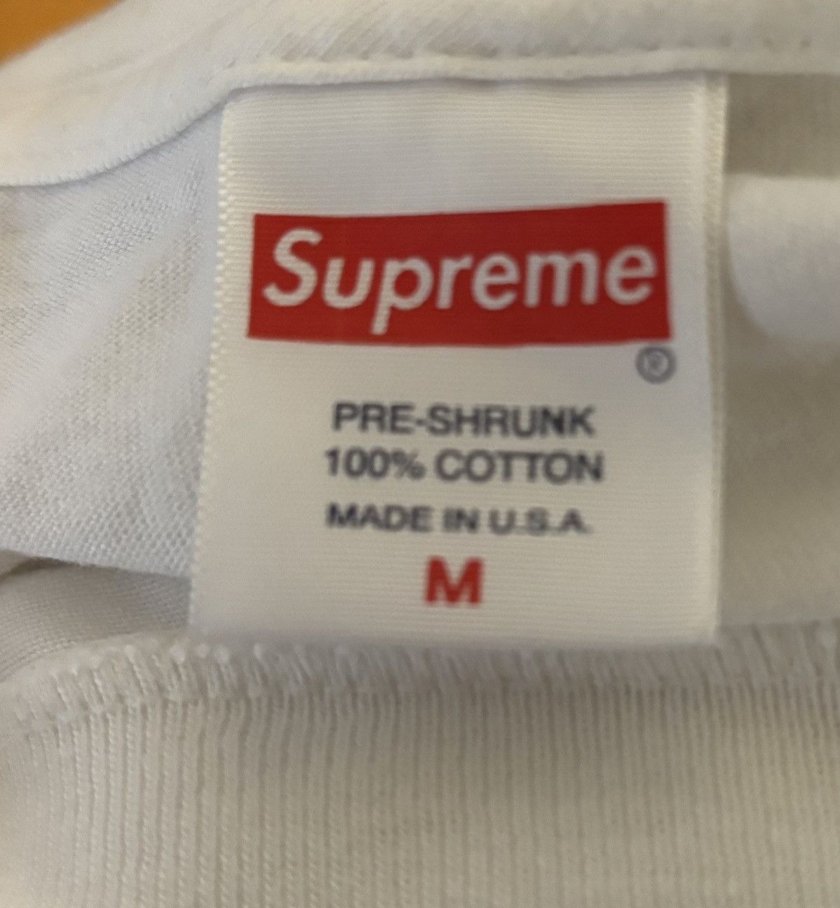 Supreme SUPREME BANNER TEE SZ MEDIUM Size US M / EU 48-50 / 2 - 3 Thumbnail