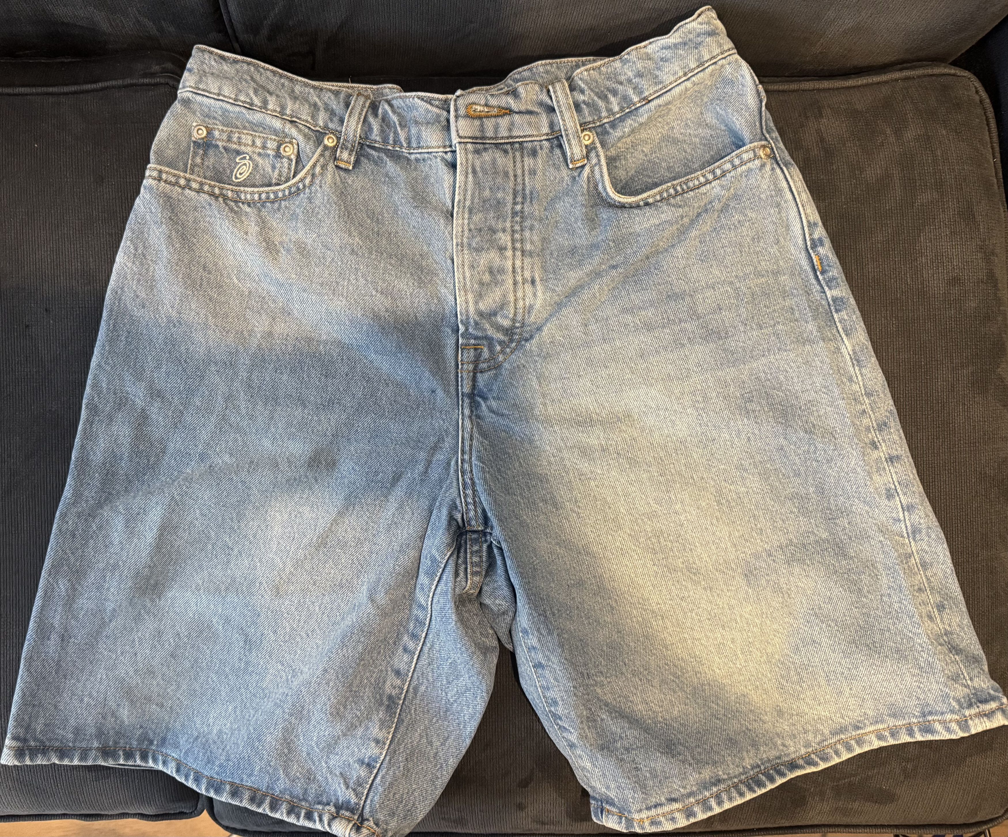 Stussy Stonewashed Big O’l shorts Size US 29 - 2 Thumbnail