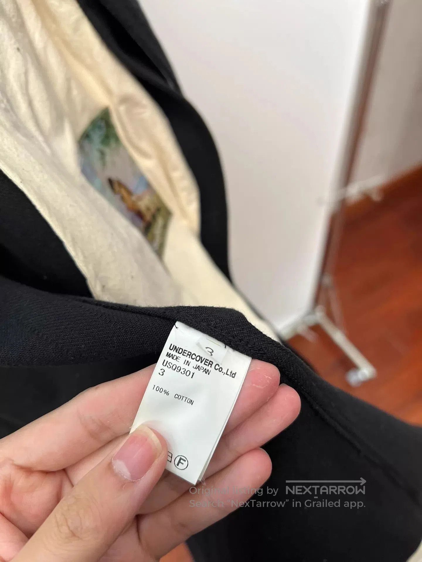Undercover Black Long Coat with Collar . Size US L / EU 52-54 / 3 - 9 Thumbnail