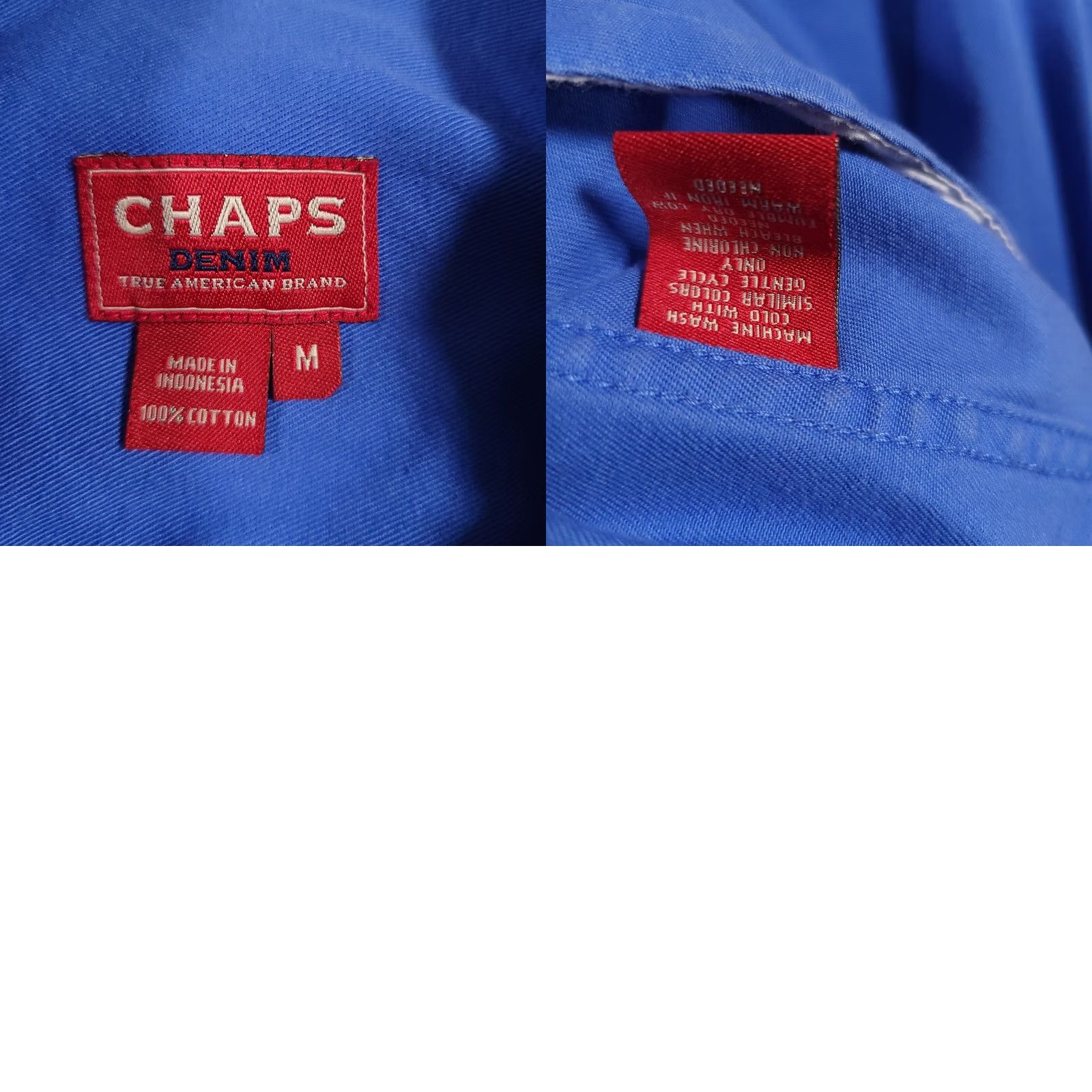 Chaps Chaps Denim Jean Jacket Women's Medium Blue Button Flap Pockets Classic Jacket Men? Wait. Size 32" / US 10 / IT 46 - 9 Thumbnail