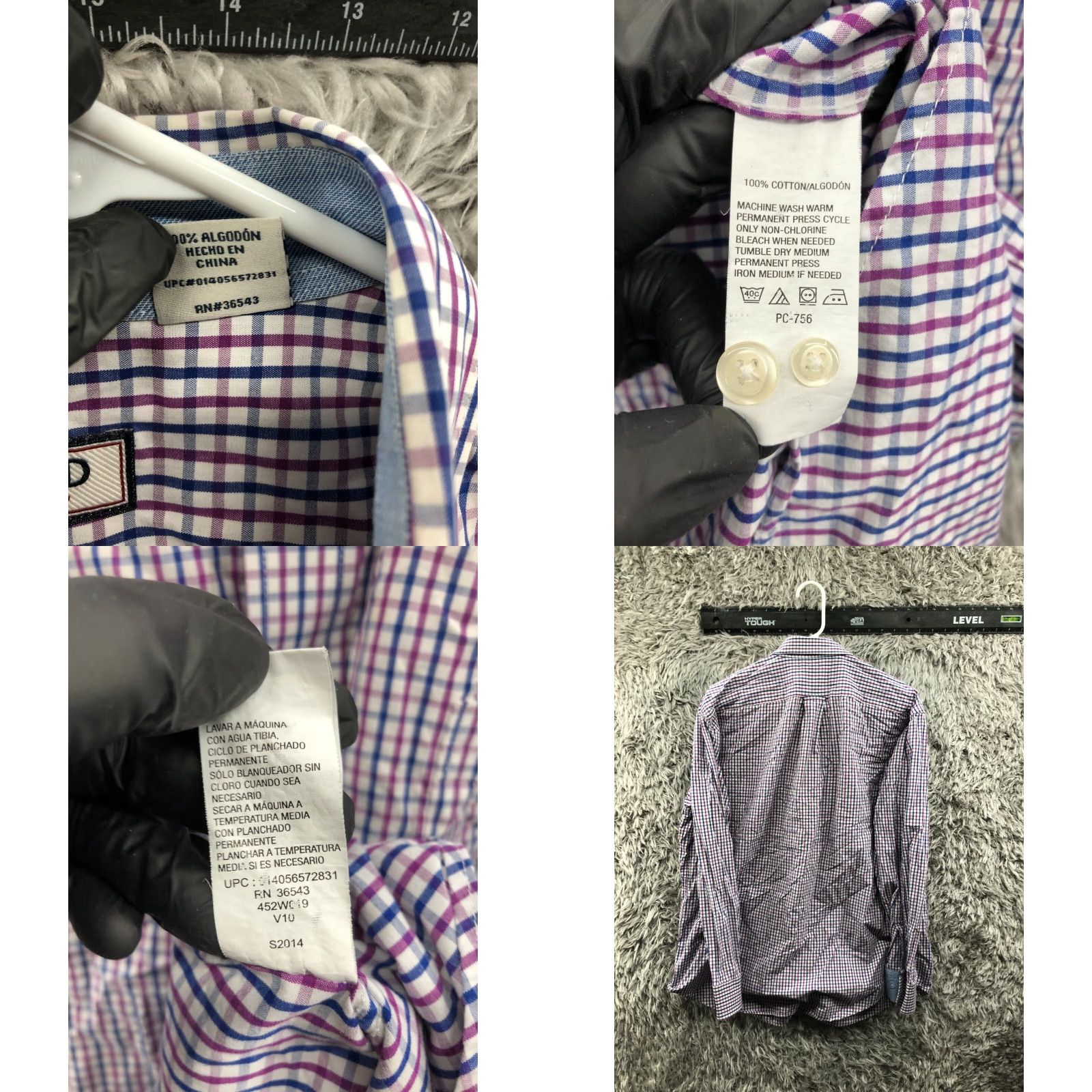 Izod IZOD Shirt L Mens Long Sleeve Button-Down Collar Size US L / EU 52-54 / 3 - 8 Thumbnail