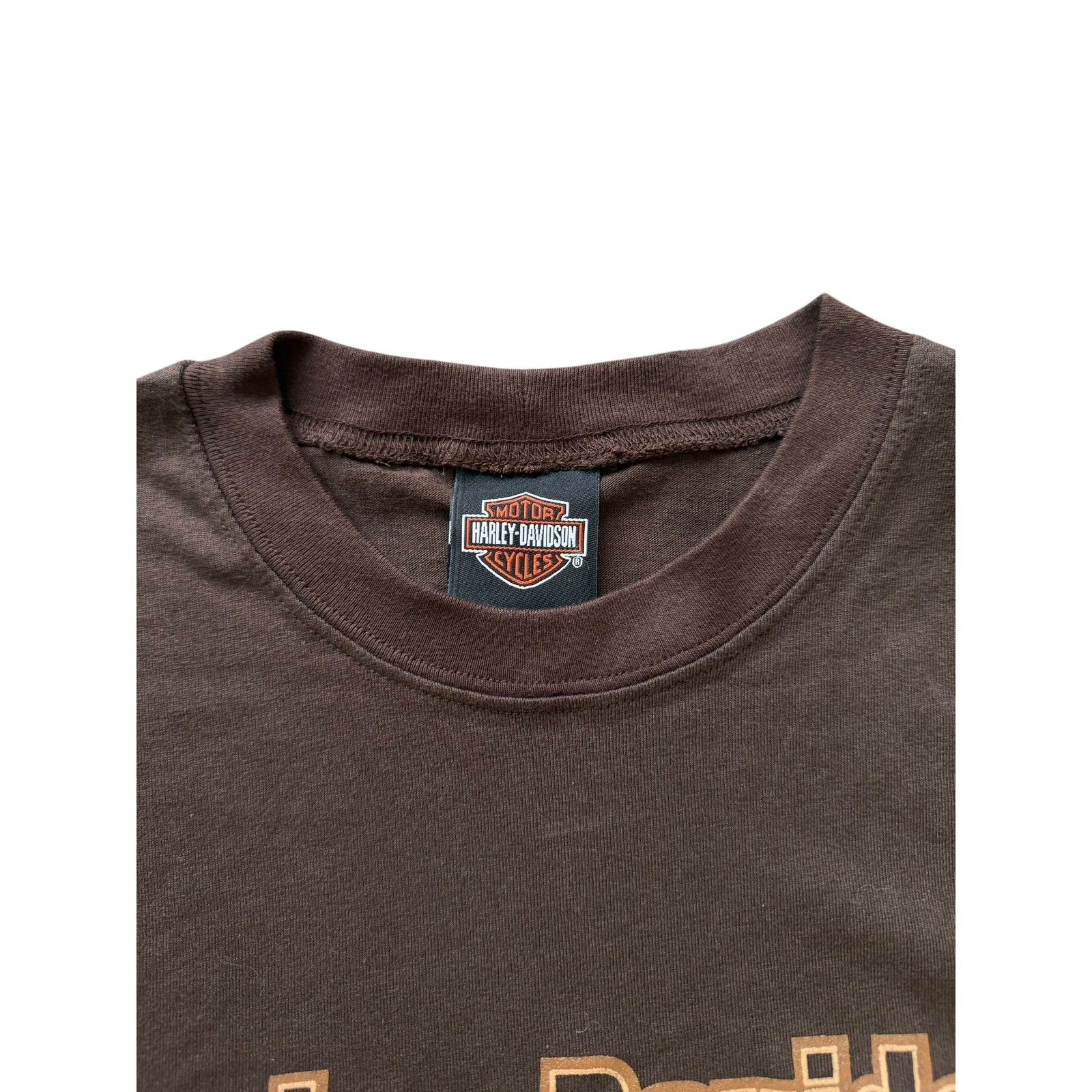 Harley Davidson Vintage Harley Davidson Brown All-Over Flame Long Sleeve Size US XL / EU 56 / 4 - 3 Thumbnail