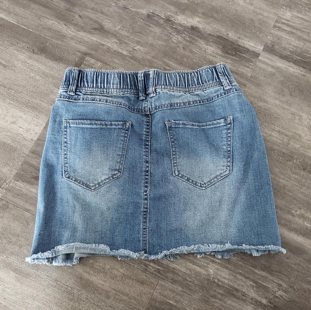 Designer Denim Distressed C'est Toi Jean Mini Size 28" / US 6 / IT 42 - 2 Thumbnail