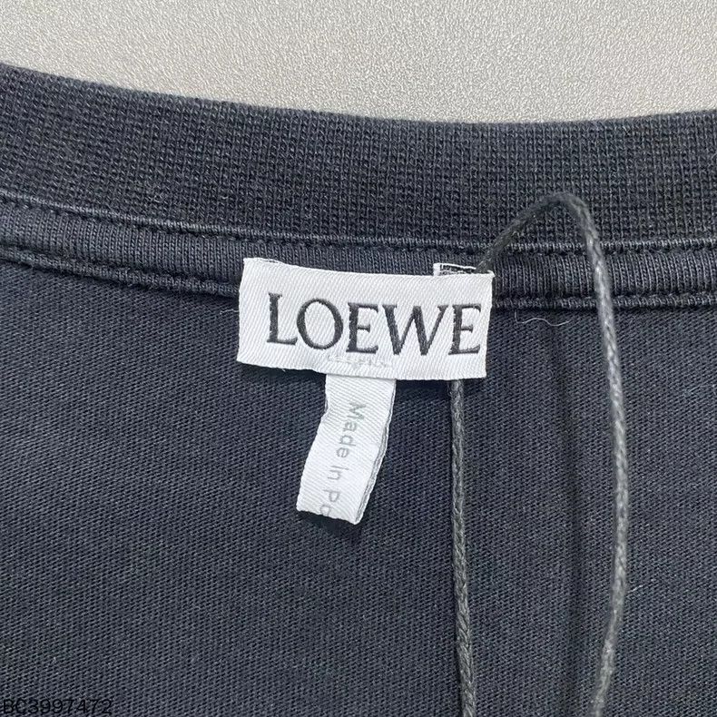 Loewe Loewe Black logo short sleeves Size L / US 10 / IT 46 - 4 Thumbnail