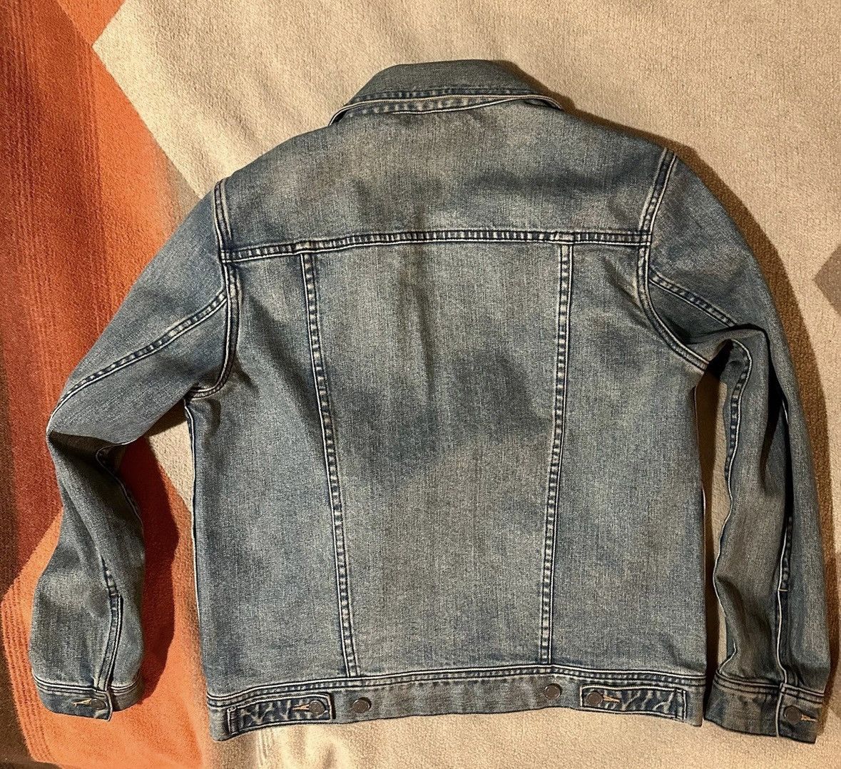A.P.C. APC Denim Trucker Jacket Men’s SM Size US S / EU 44-46 / 1 - 4 Thumbnail