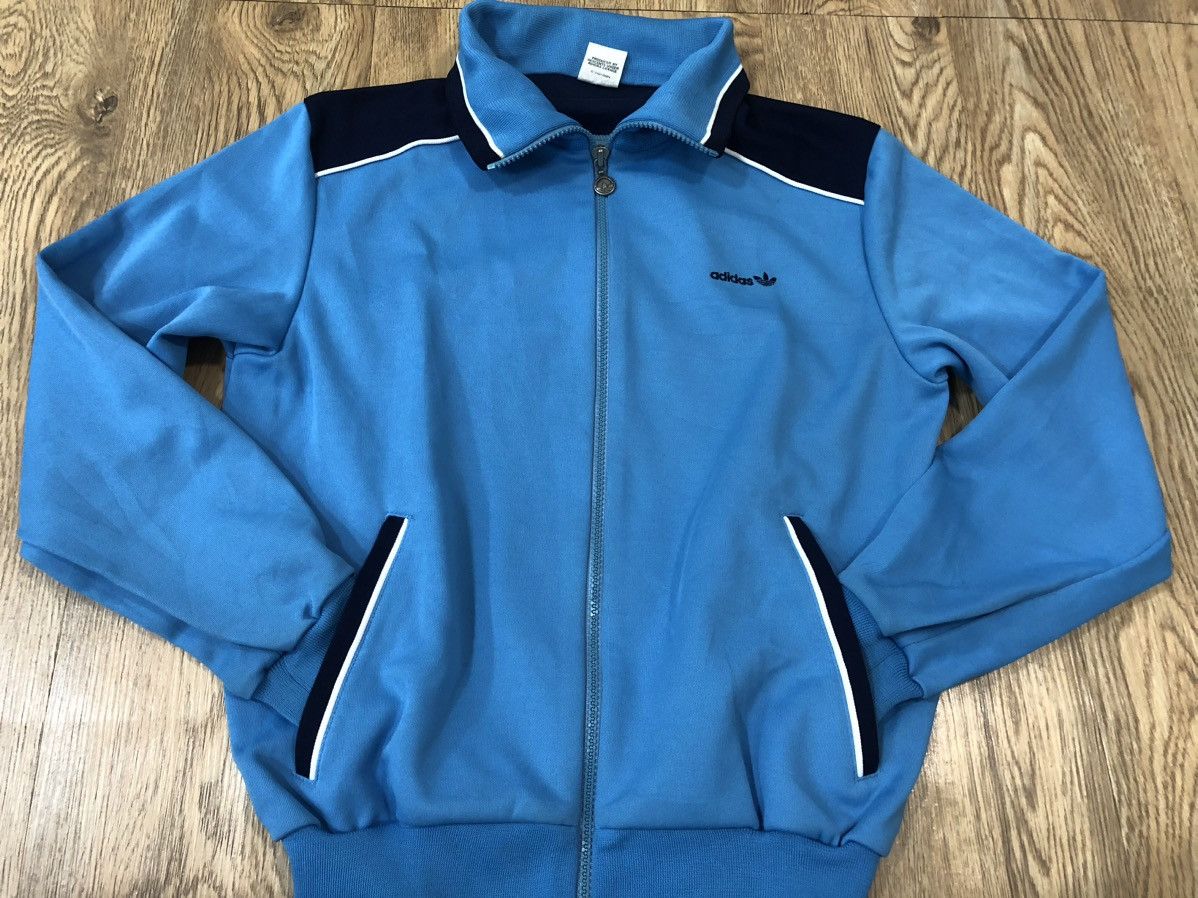 Image of Condition Adidas 70’S Vintage Jacket in Blue, Men's (Size Small)