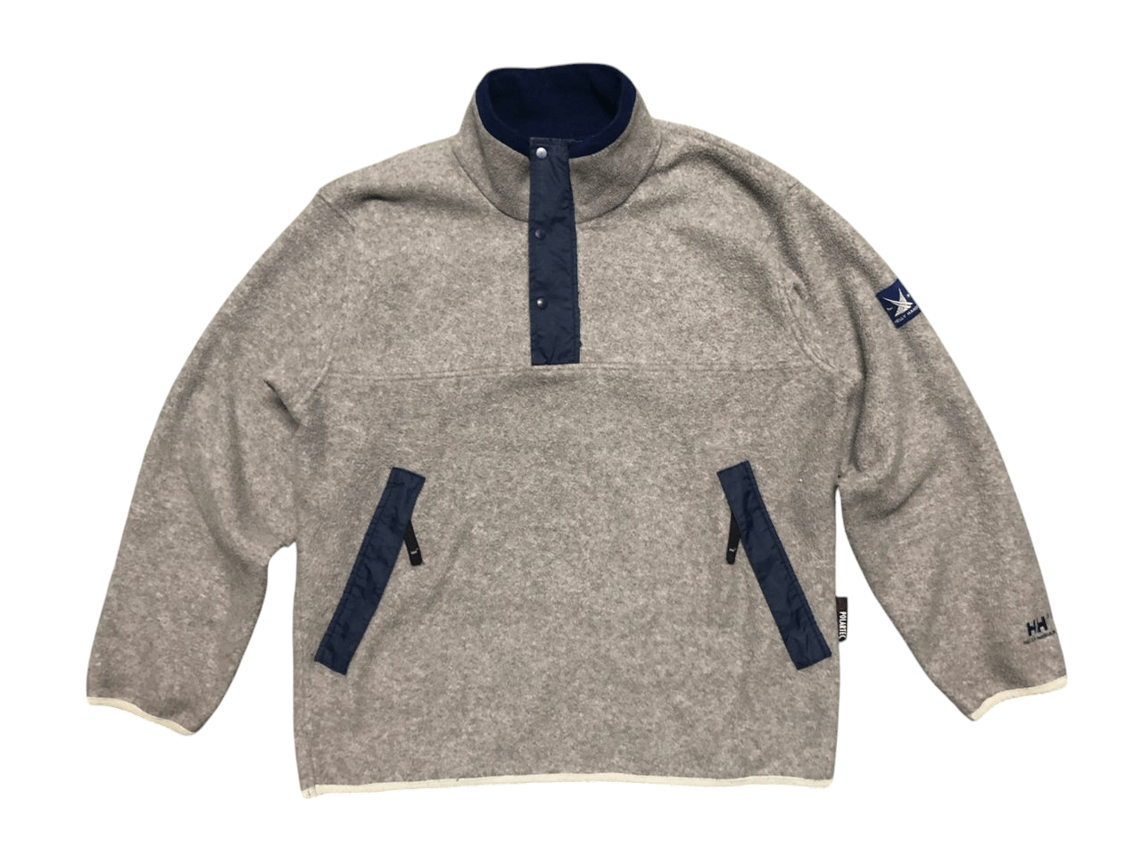 Helly Hansen × Polartec × Vintage 90s Helly Hansen Polartec Half Zipper Button Fleece Jacket Size US M / EU 48-50 / 2 - 1 Thumbnail