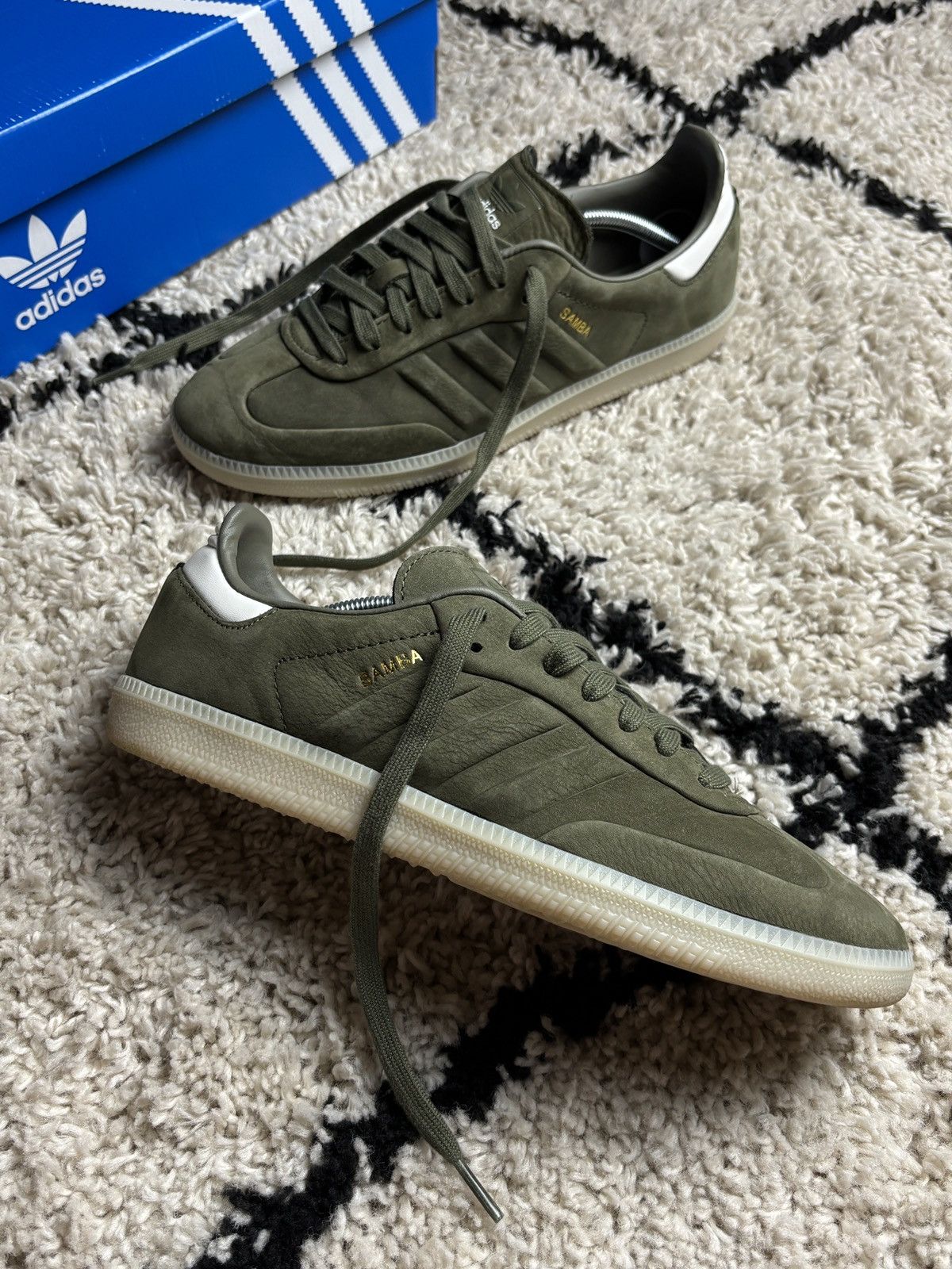 Adidas Adidas Samba Og Green Olive Sneakers Vintage | Grailed