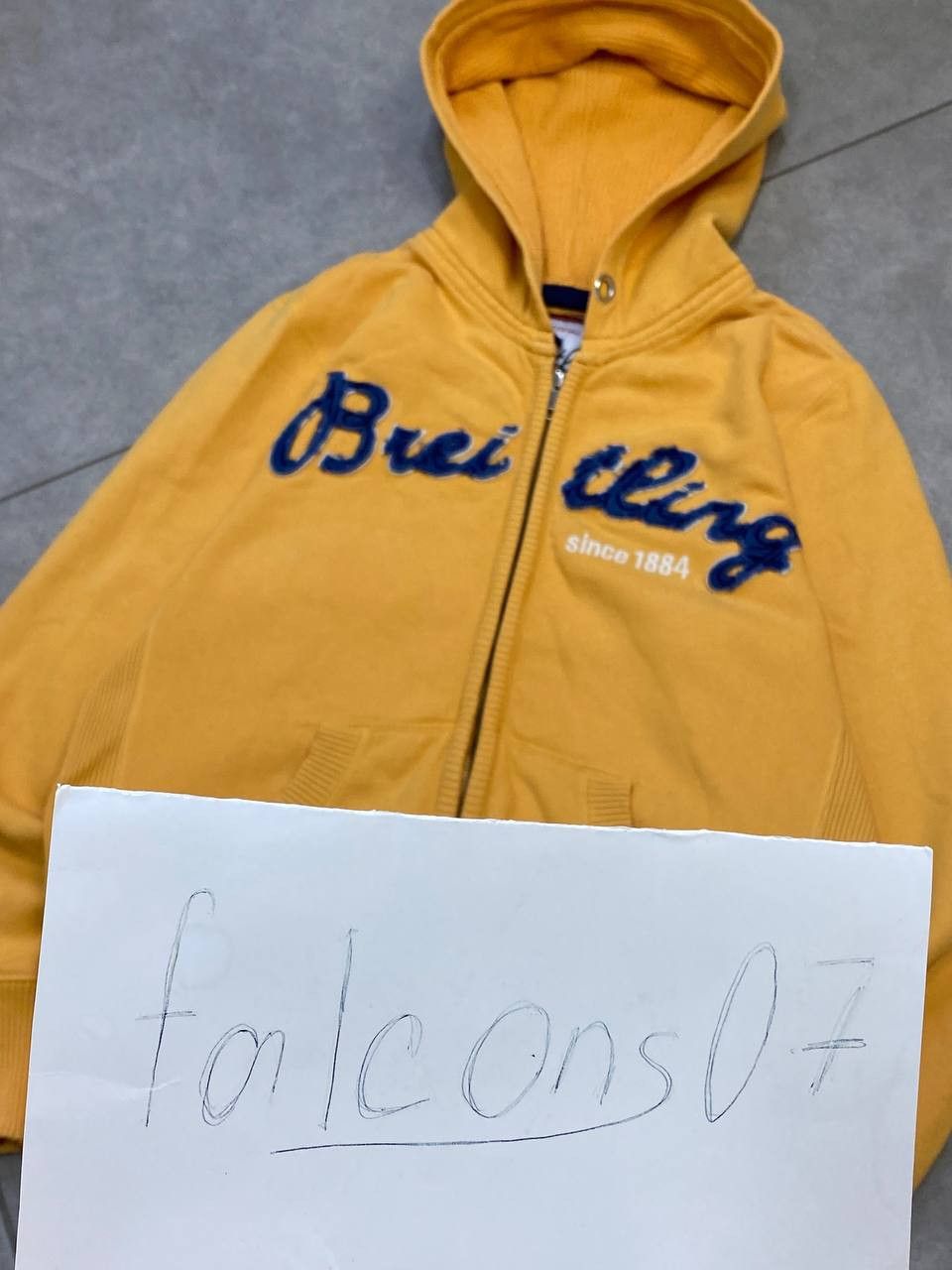 Breitling Vintage Breitling Destroyed Fleece Big Logo Zip Hoodie Size US M / EU 48-50 / 2 - 3 Thumbnail
