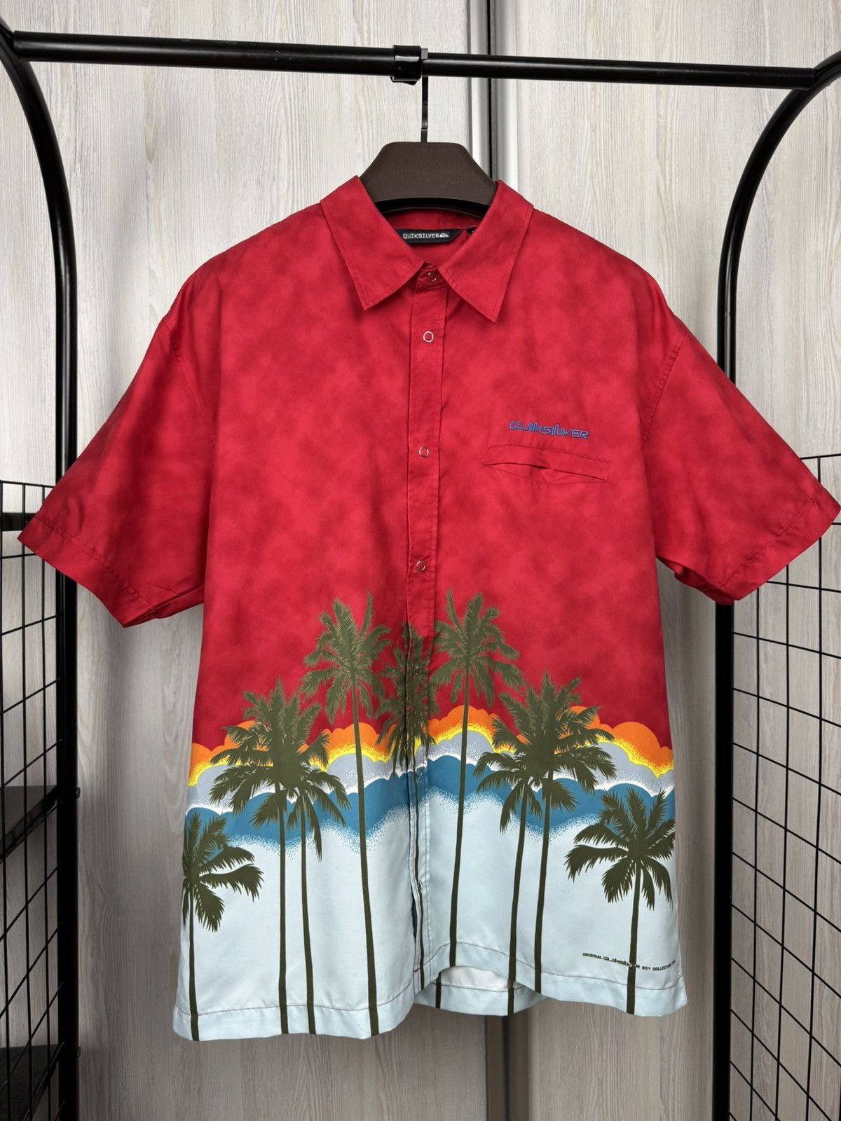 Quiksilver Quiksilver Vintage Hawaiian Shirt Short Sleeve Men’s Size XL Size US XL / EU 56 / 4 - 2 Thumbnail