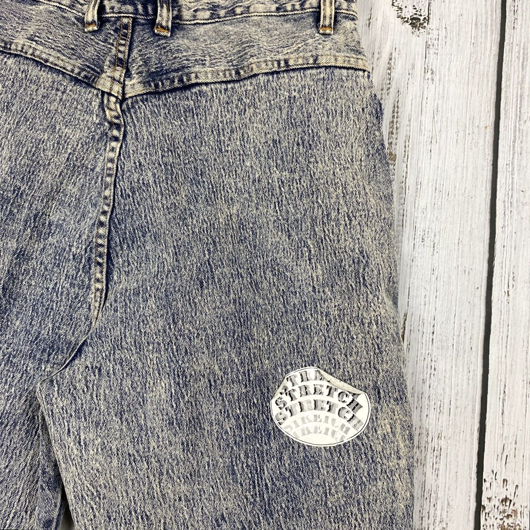 Vintage VINTAGE Stefano High Waist Acid Wash Tapered Stretch Denim Jeans Women's 18W 34 Inch Blue 90s Mom Size 24" / US 00 / IT 34 - 8 Thumbnail