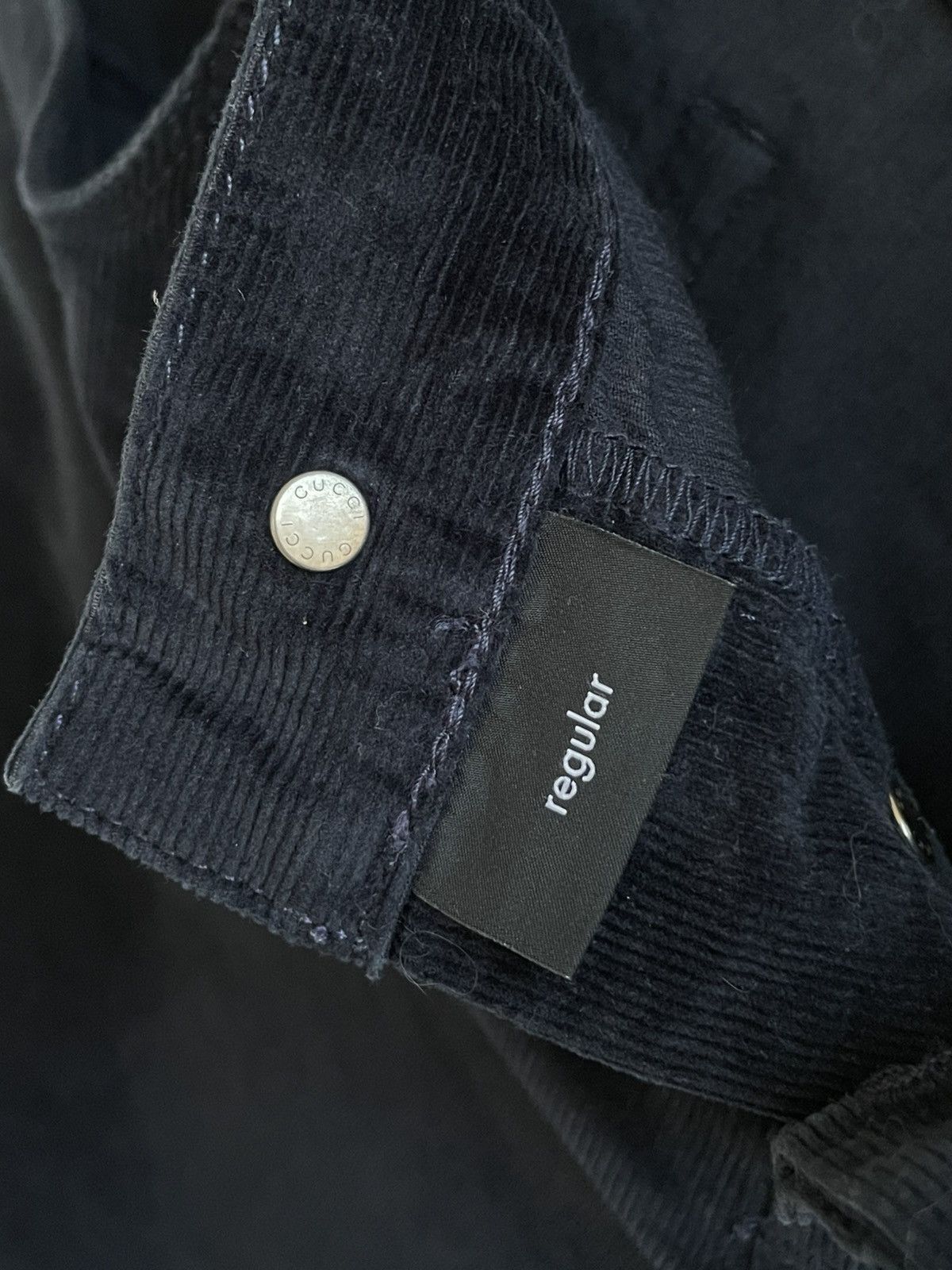 Gucci Gucci Vintage Velvet Black / Dark Blue Pants Jeans Size US 36 / EU 52 - 9 Thumbnail