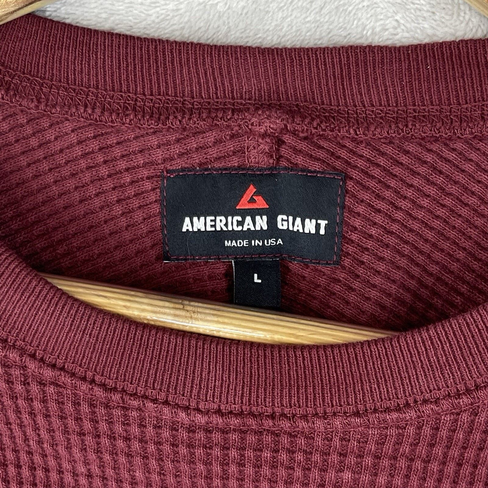 American Giant Vtg American Giant Roughneck Rib Sweater Men's L Heavyweight Size US L / EU 52-54 / 3 - 2 Thumbnail