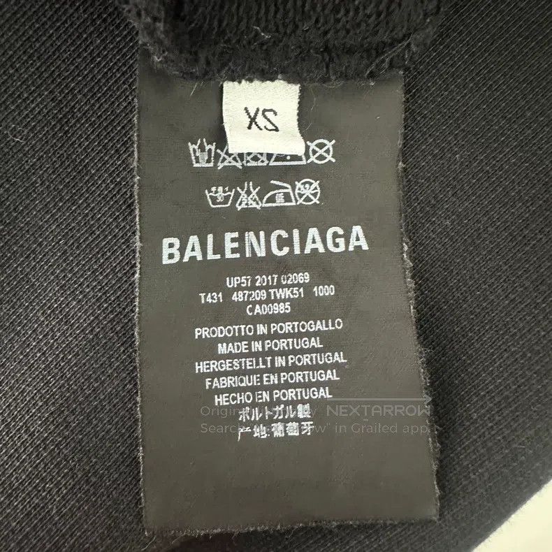 Balenciaga Balenciaga Sinners lettering print hooded sweatshirt Size US XS / EU 42 / 0 - 3 Thumbnail