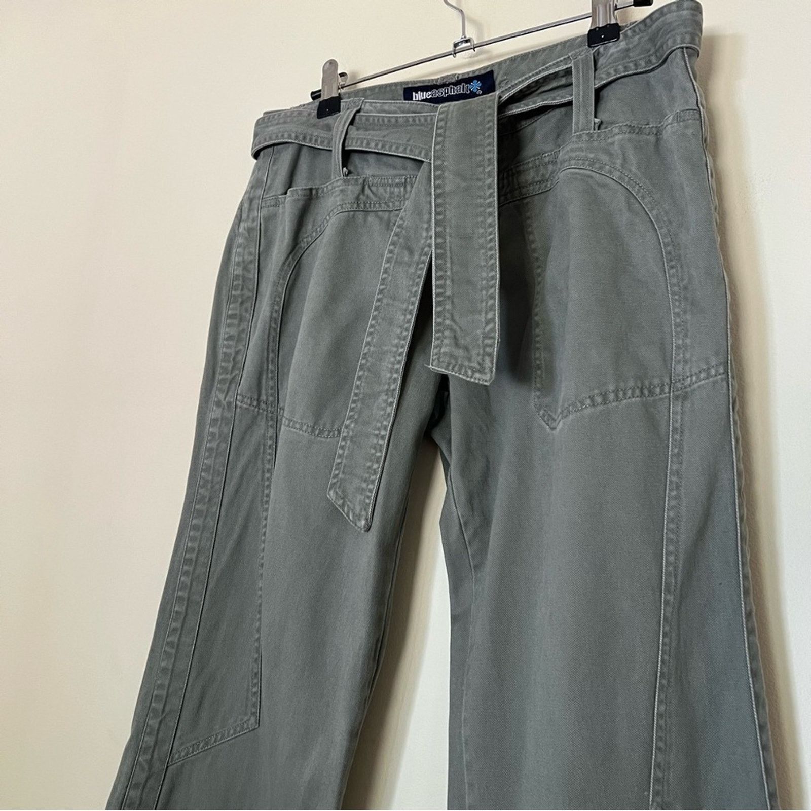 Vintage Vintage Y2k Abstract Stitched Low Rise Pants Size 32" / US 10 / IT 46 - 3 Thumbnail