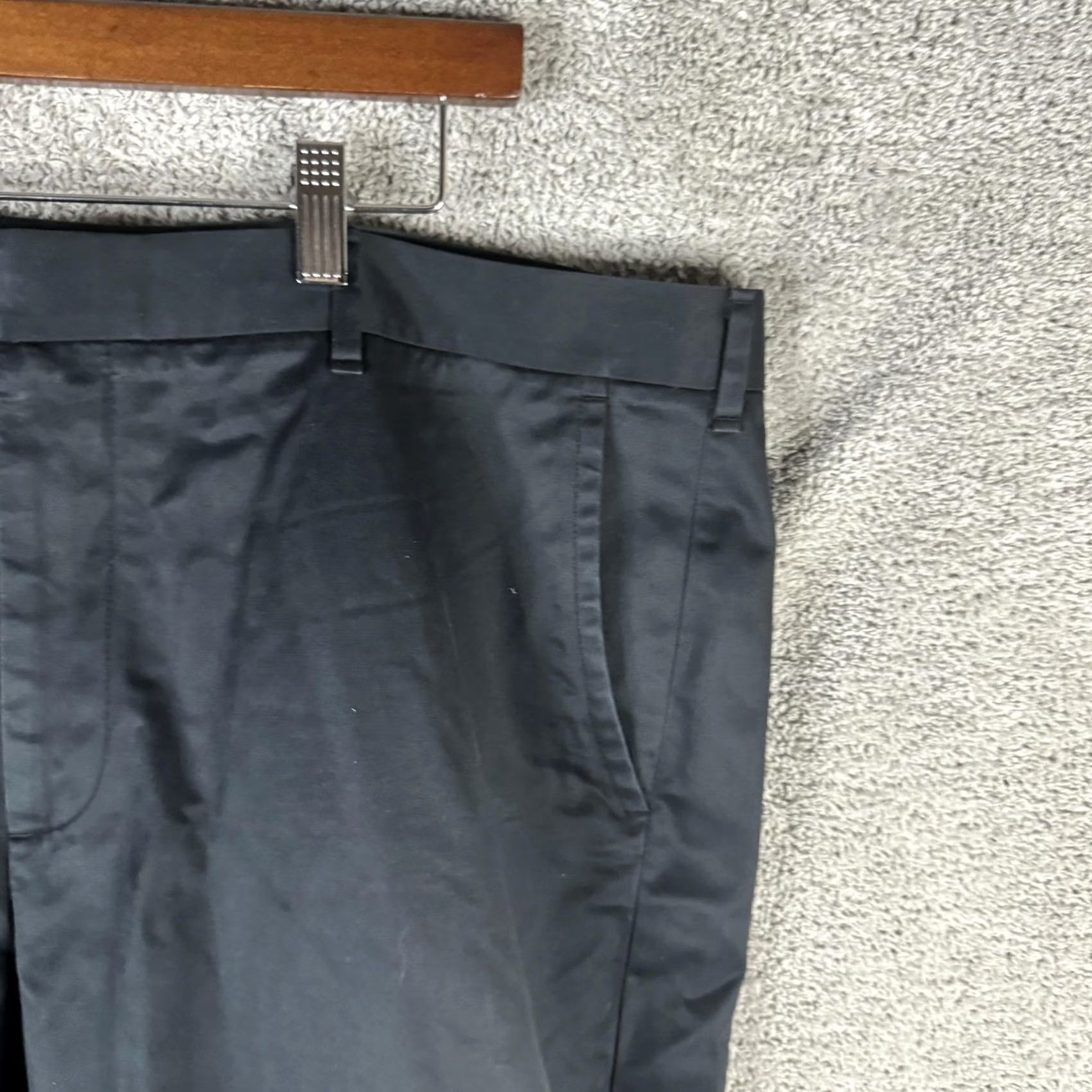 Bonobos Bonobos Pants Mens 40x34 Black Weekday Warrior Chino Dress Casual Cotton Flat Front Pockets Straight Leg Mens Size US 40 / EU 56 - 3 Thumbnail