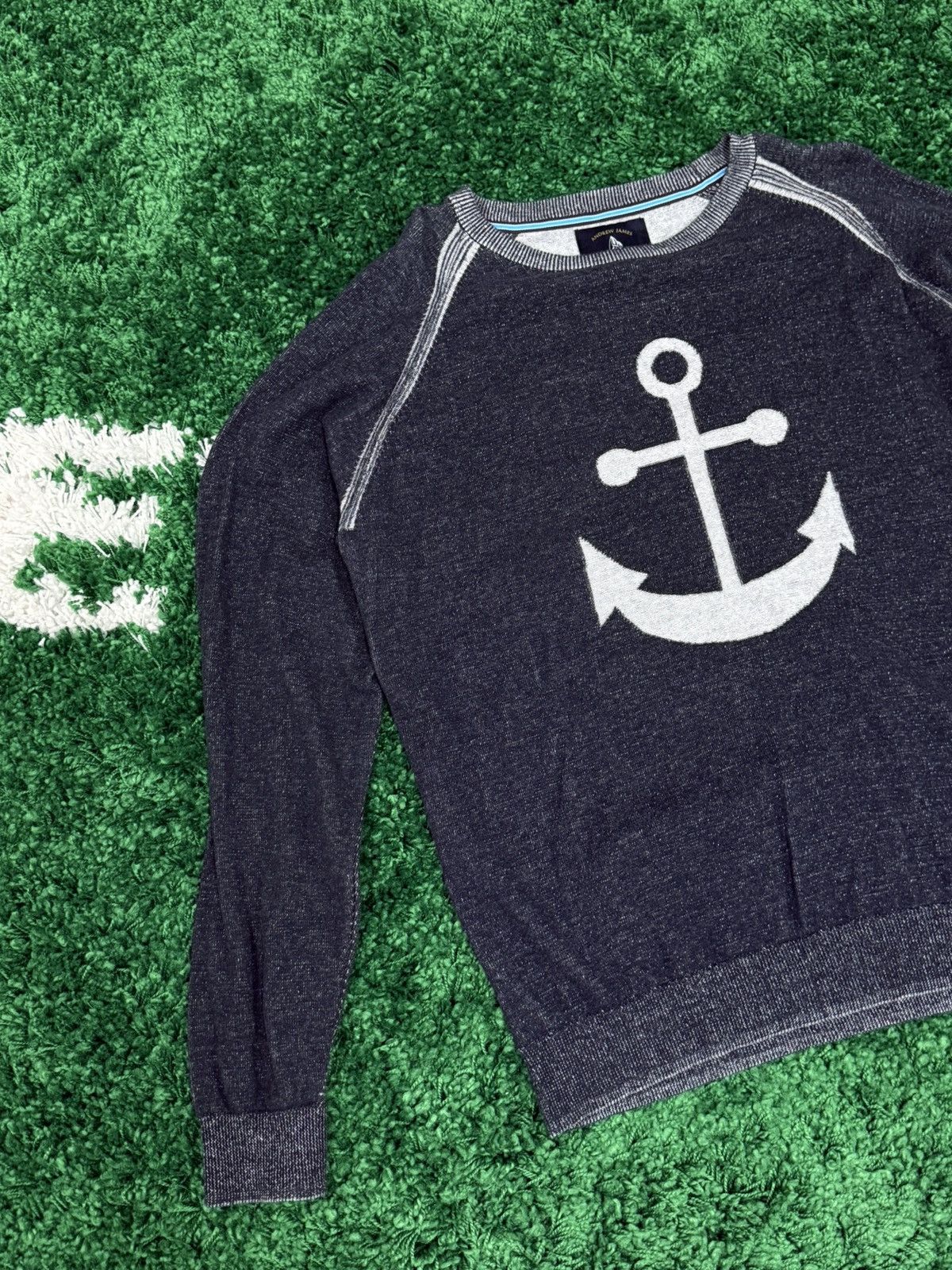 Other Andrew James Designer Anchor Knit Sweater Crewneck XL Size US XL / EU 56 / 4 - 2 Thumbnail