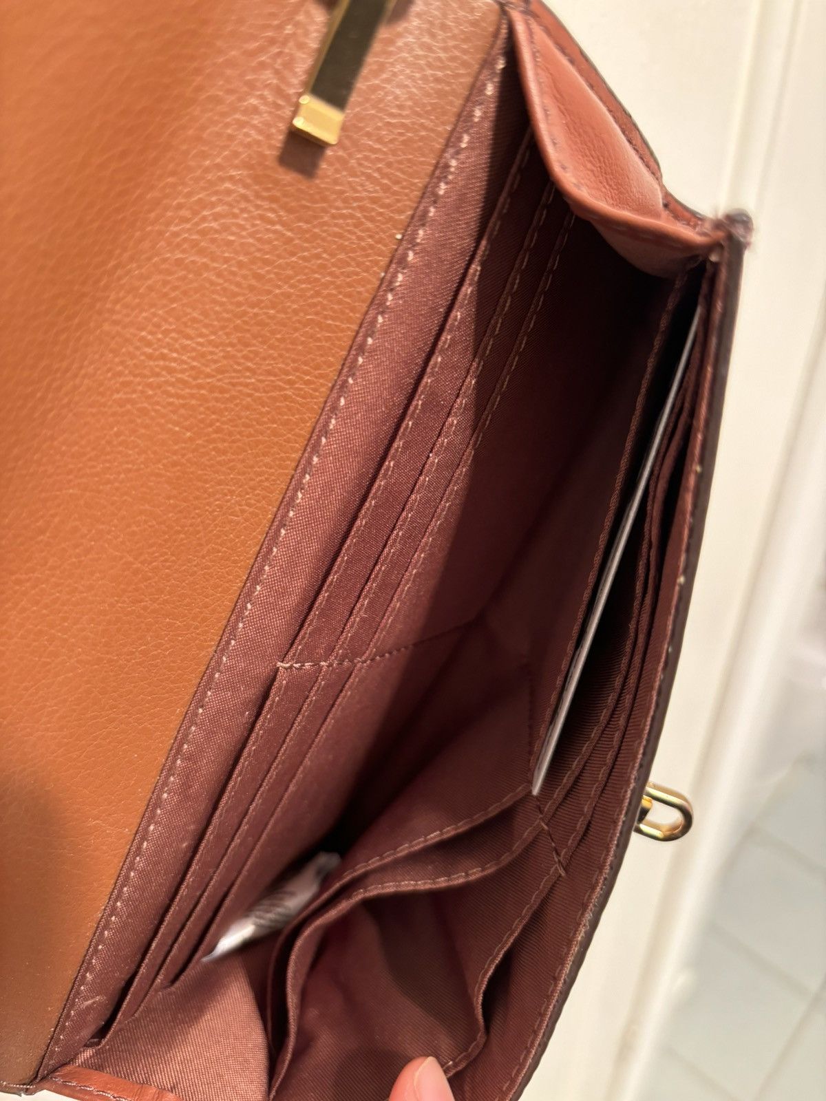 Fossil Leather Clutch/ Cross body wallet Size ONE SIZE - 6 Thumbnail