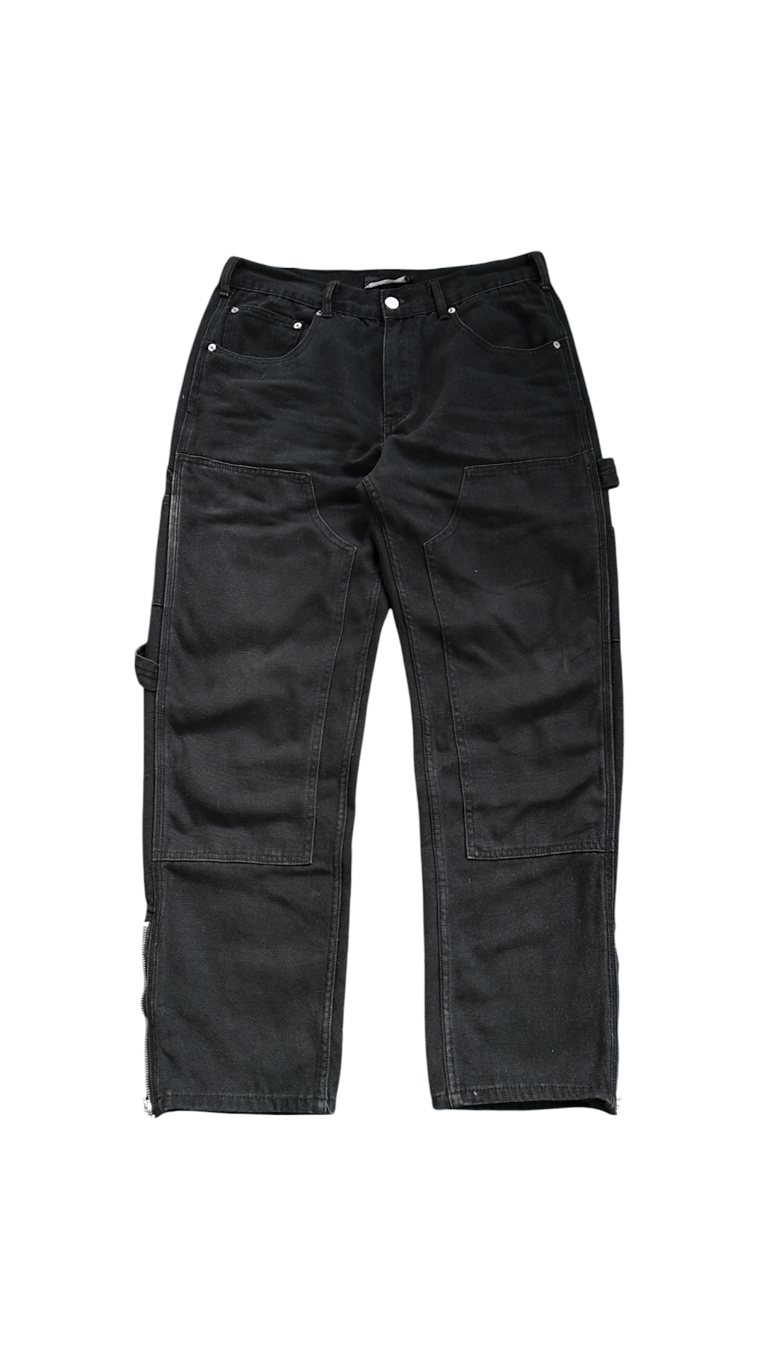 Black Icon Black Of Exit x Black Icon Carpenter Double Knee Zipper Leg Size US 34 / EU 50 - 1 Thumbnail