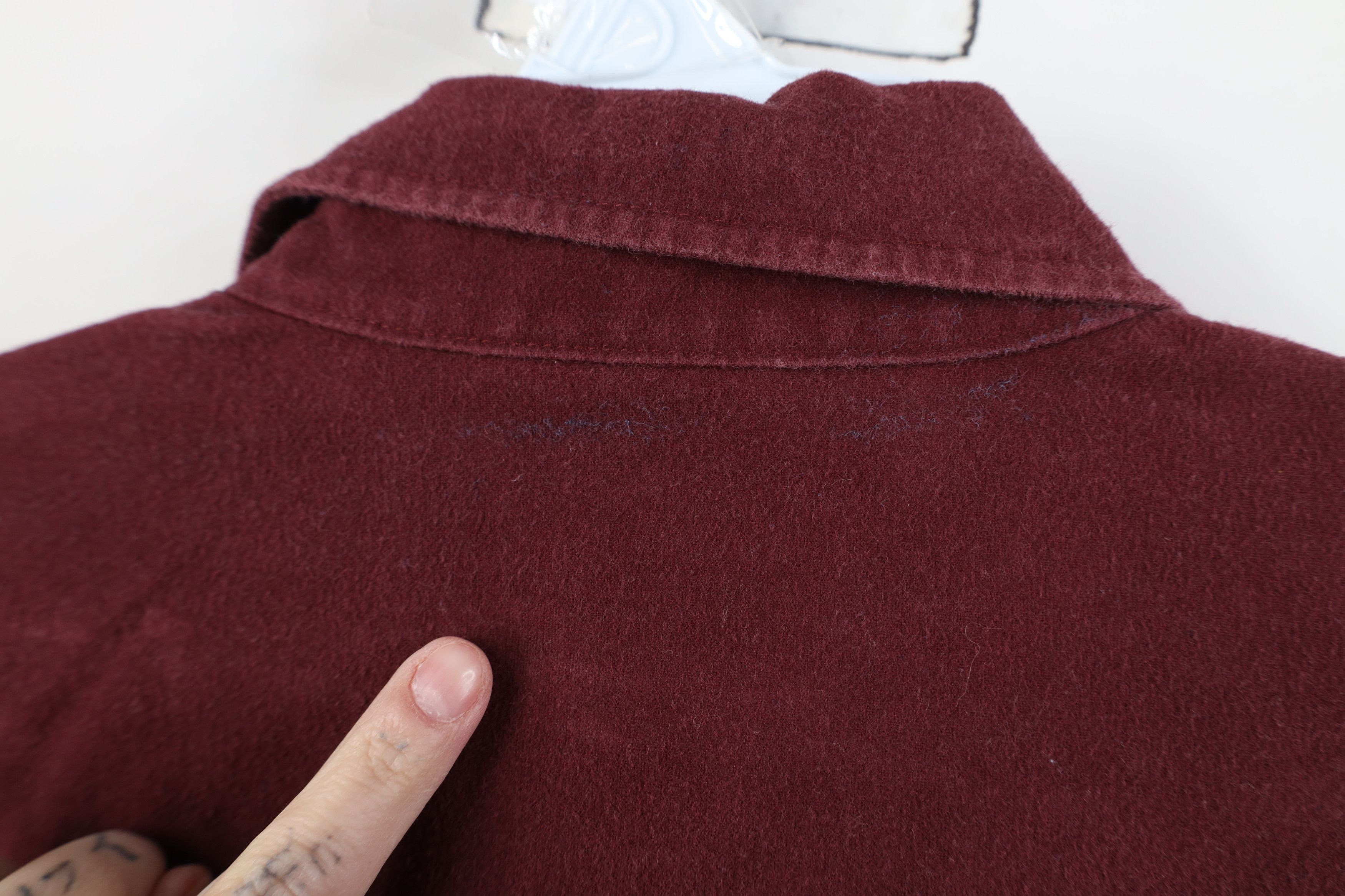 Vintage Vintage 90s Streetwear Heavyweight Chamois Button Shirt Size US M / EU 48-50 / 2 - 11 Thumbnail
