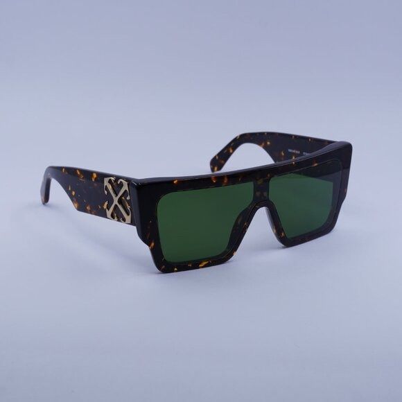 Off-White Off-White OERI14F MARION 6055 Sunglasses Havana Shield Frame Size ONE SIZE - 4 Thumbnail