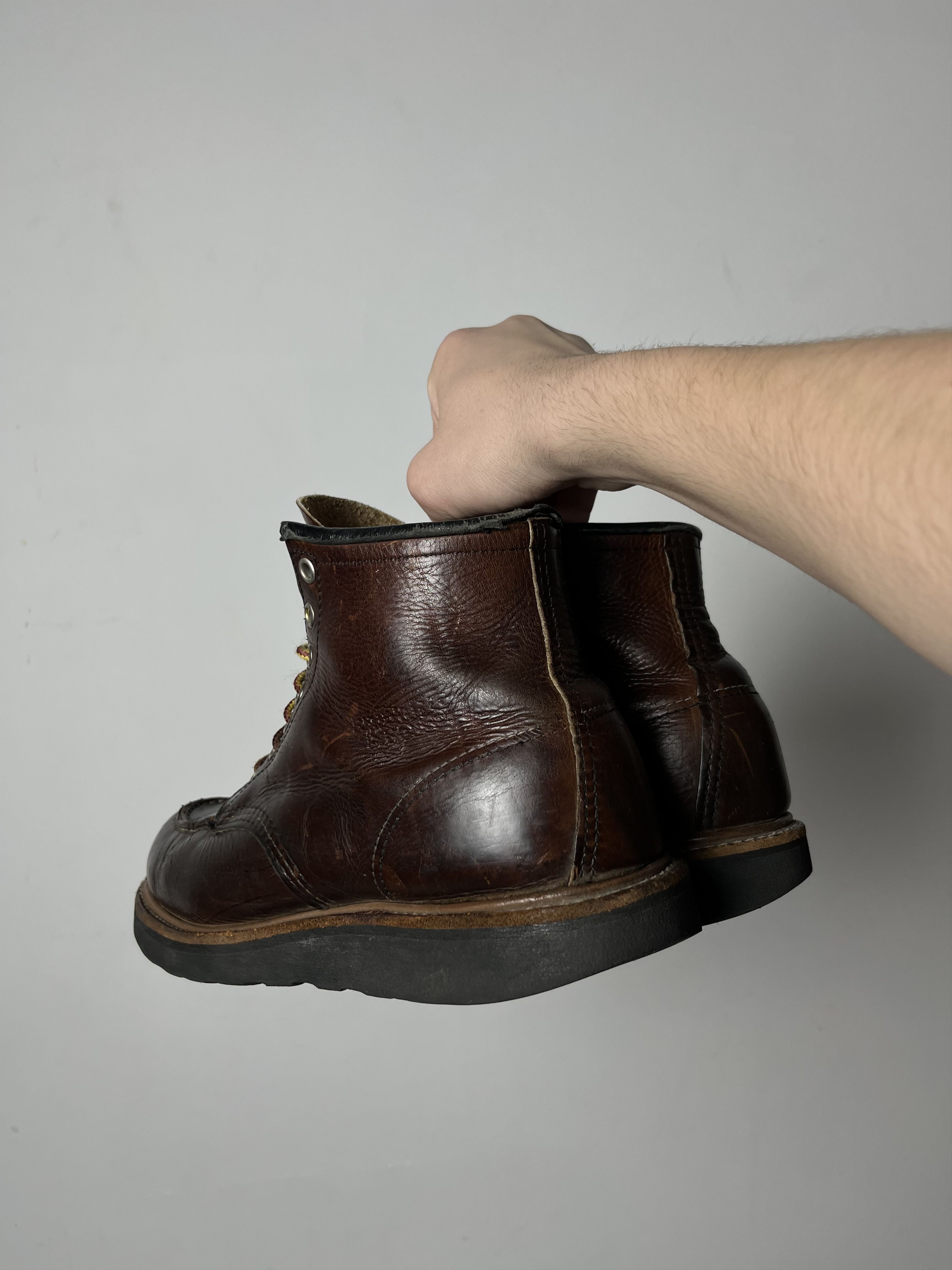 Red Wing 🔥Red Wing Heritage Roughneck USA 8146 Moc Toe Vintage Boots Size US 8 / EU 41 - 4 Thumbnail