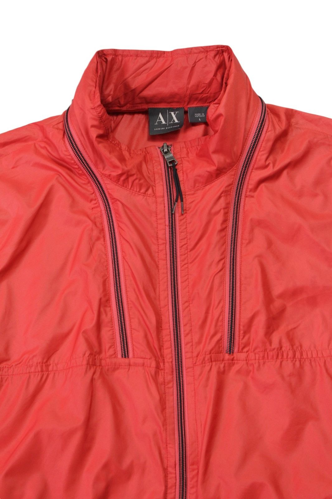 Armani 2000S ARMANI EXCHANGE NYLON HIDDEN HOOD JACKET Size US L / EU 52-54 / 3 - 6 Thumbnail