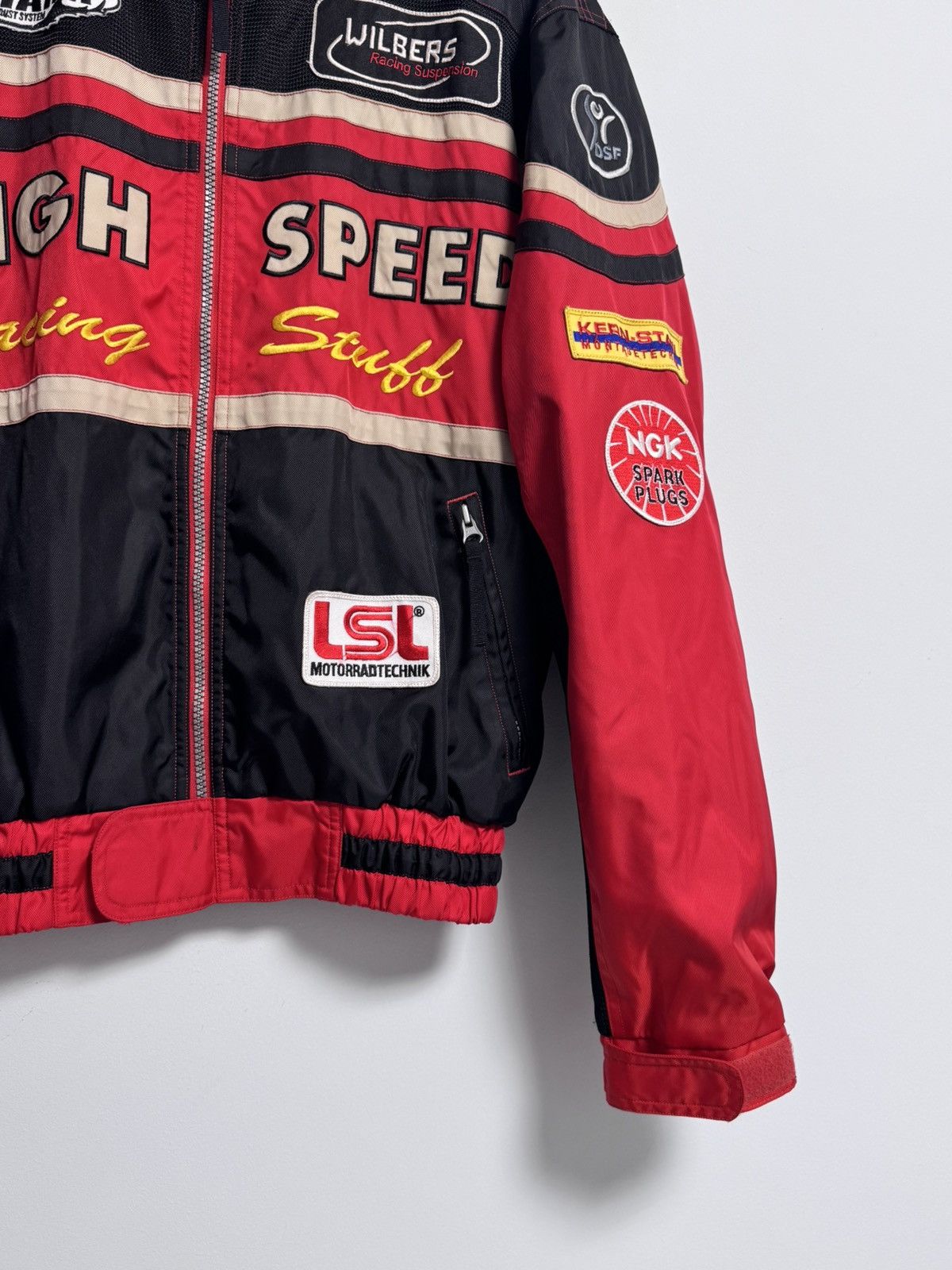 Designer Vintage Moto Racing Racing High Speed MotoGP Castrol Size US M / EU 48-50 / 2 - 2 Thumbnail