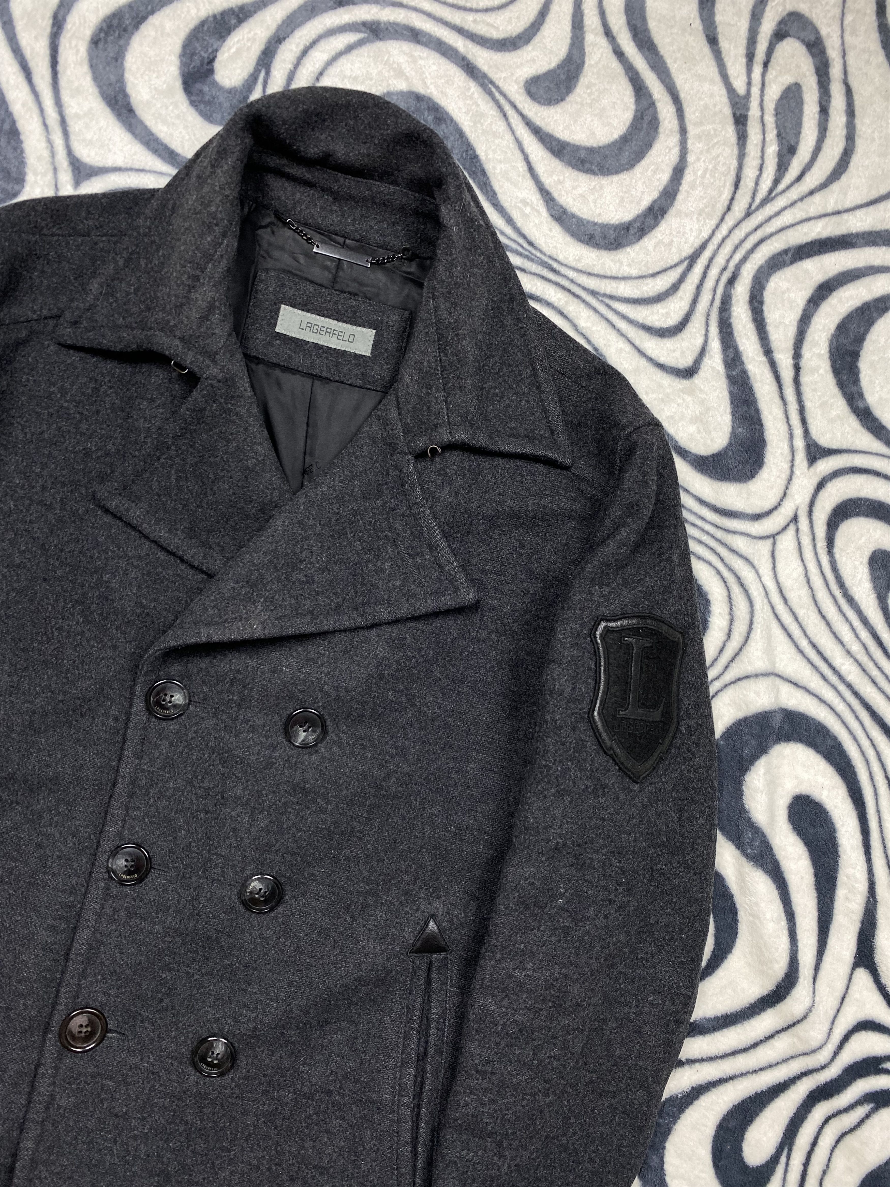 Karl Lagerfeld Karl Lagerfeld Vintage Mens Coat Y2K Size US M / EU 48-50 / 2 - 2 Thumbnail
