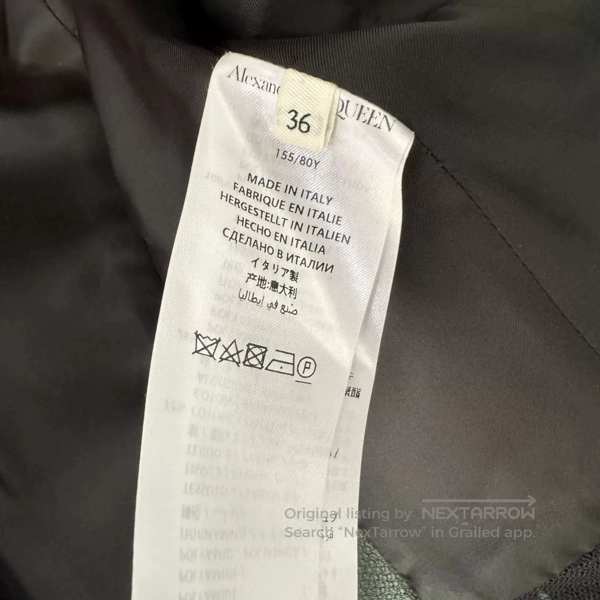 Alexander McQueen Alexander McQueen Black Lace Blazer. Size XS / US 0-2 / IT 36-38 - 4 Thumbnail