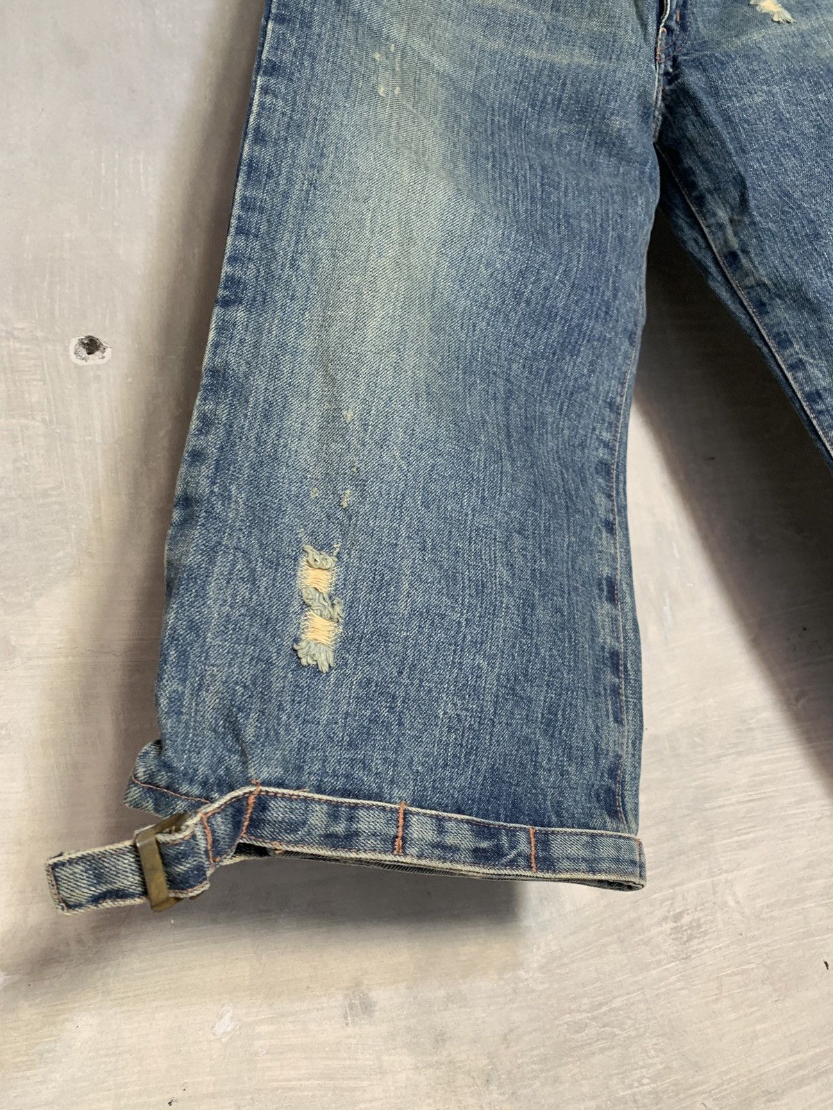 Tsumori Chisato Issey Miyake Tsumori Chisato Distressed Short Pants Denim Size US 30 / EU 46 - 5 Thumbnail