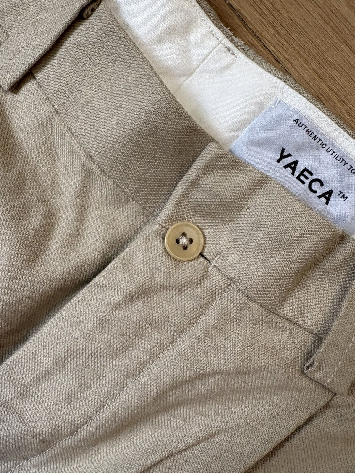 YAECA Made In Japan Cotton Chinos Size US 34 / EU 50 - 3 Thumbnail