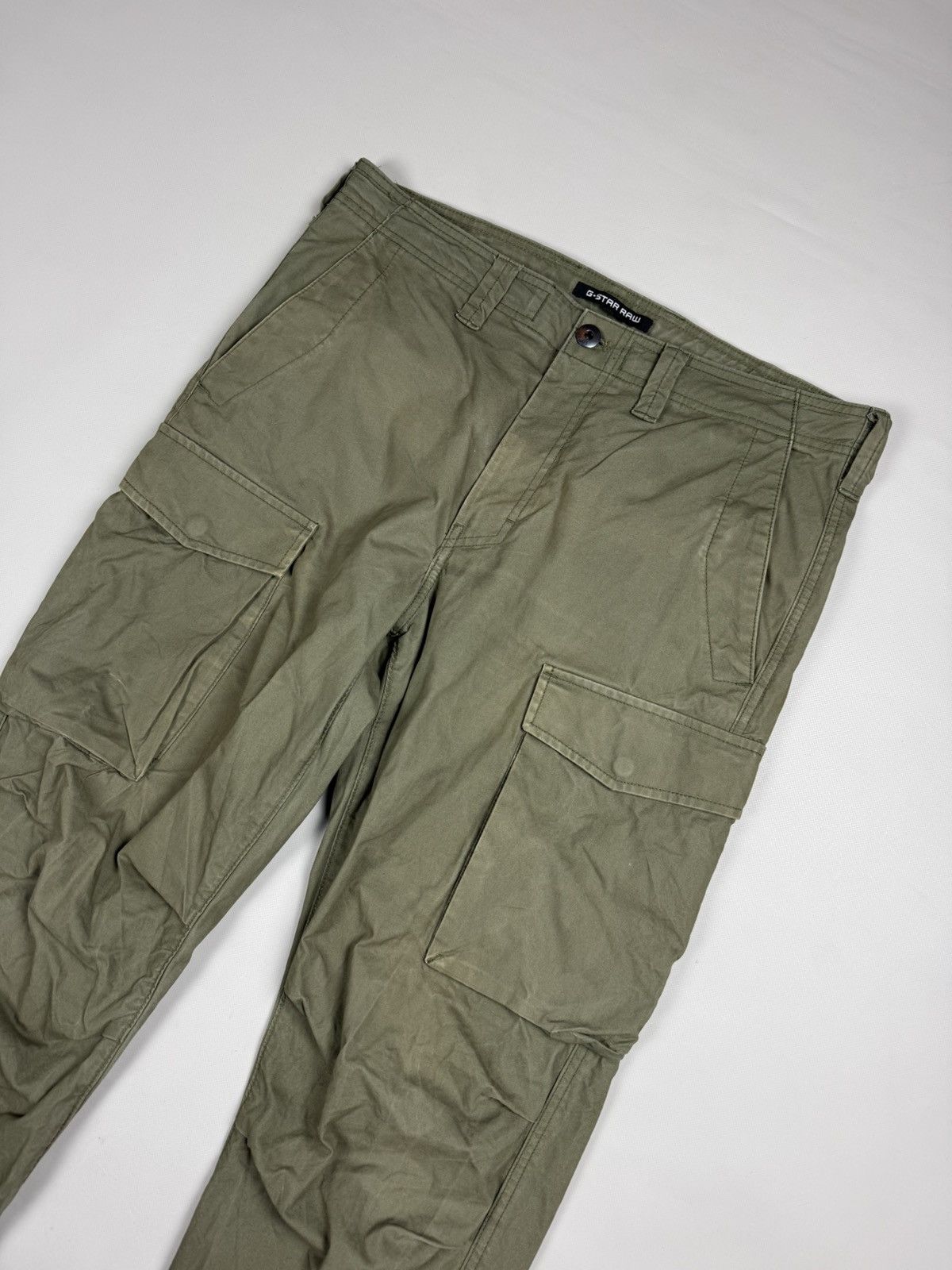 G-Star G-Star Raw Men’s Core Regular Cargo Pants Trousers Size US 34 / EU 50 - 2 Thumbnail
