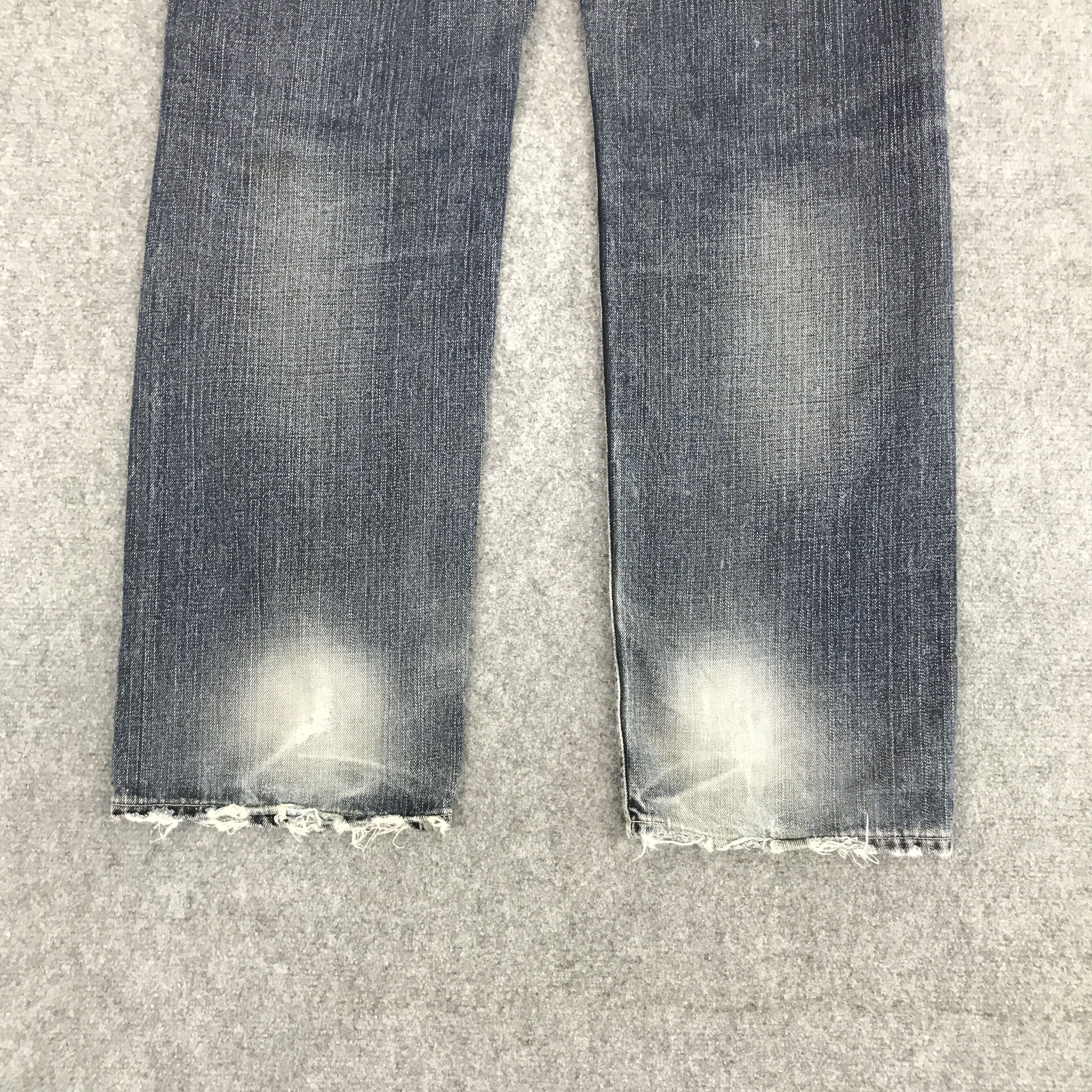 Japanese Brand × Levi's LEVI'S JAPAN DISTRESSED BLACK FADED JEANS Size US 33 - 6 Thumbnail